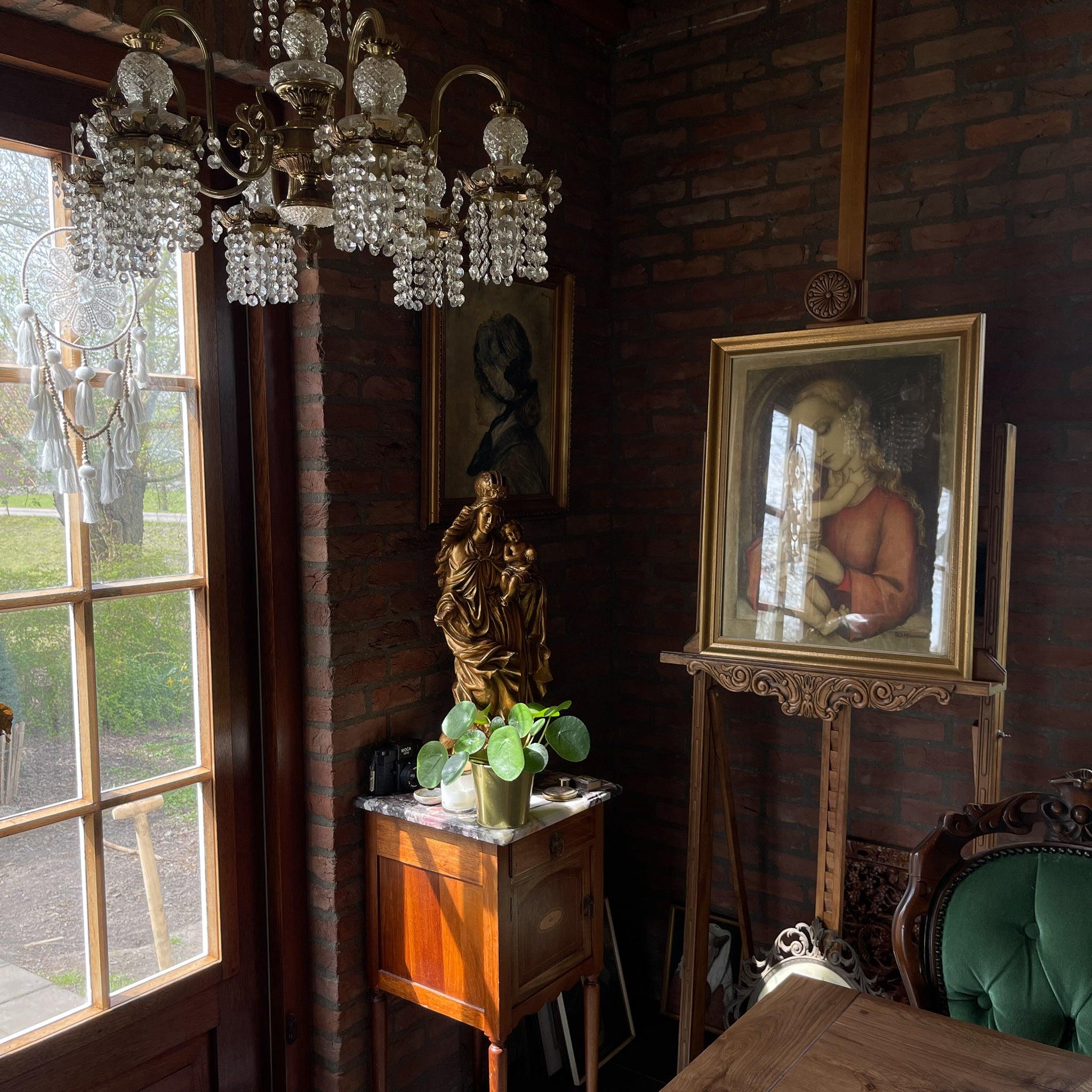 Grote gouden Maria beeld - The Collectionist