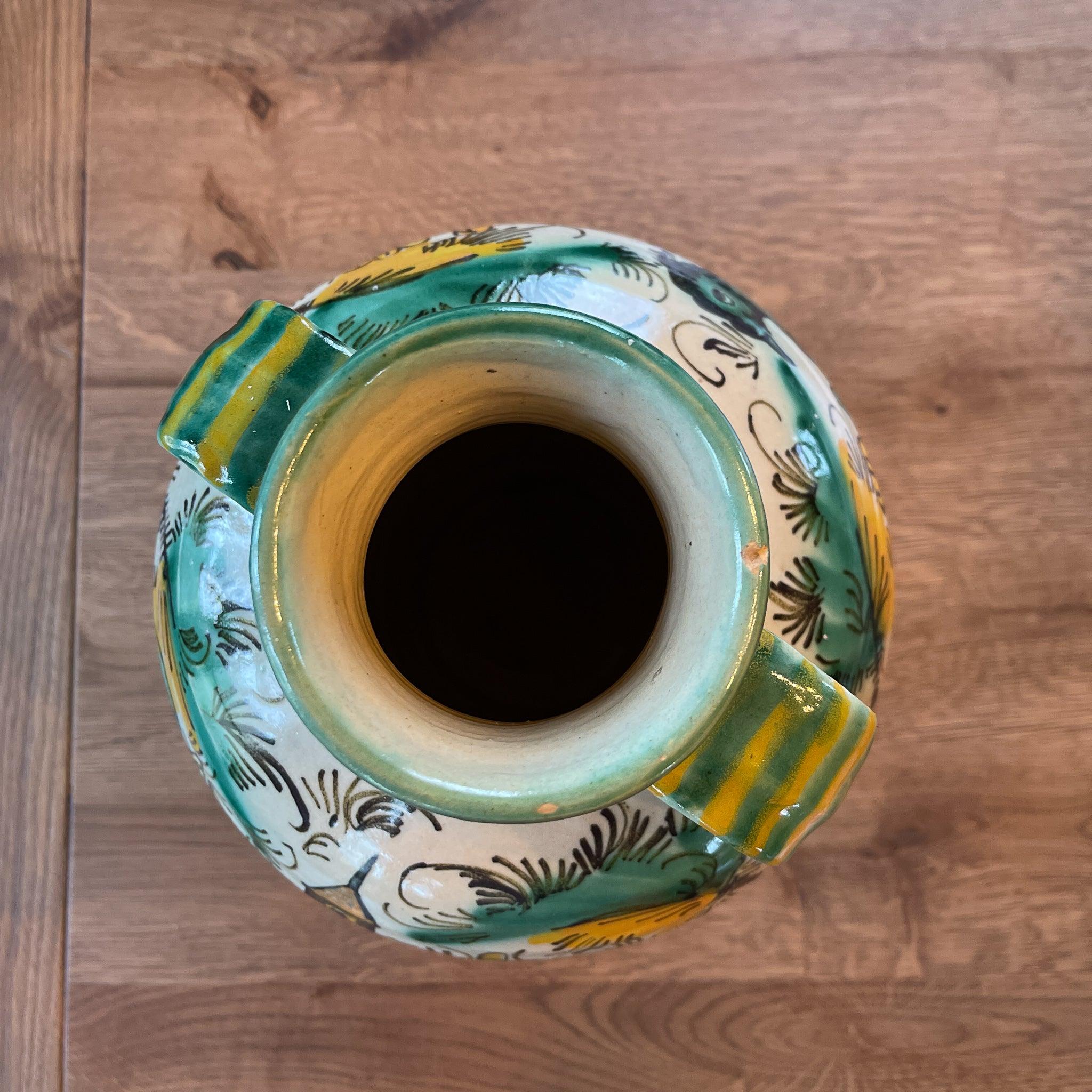 Grote handgeschilderde kruik of vaas - The Collectionist
