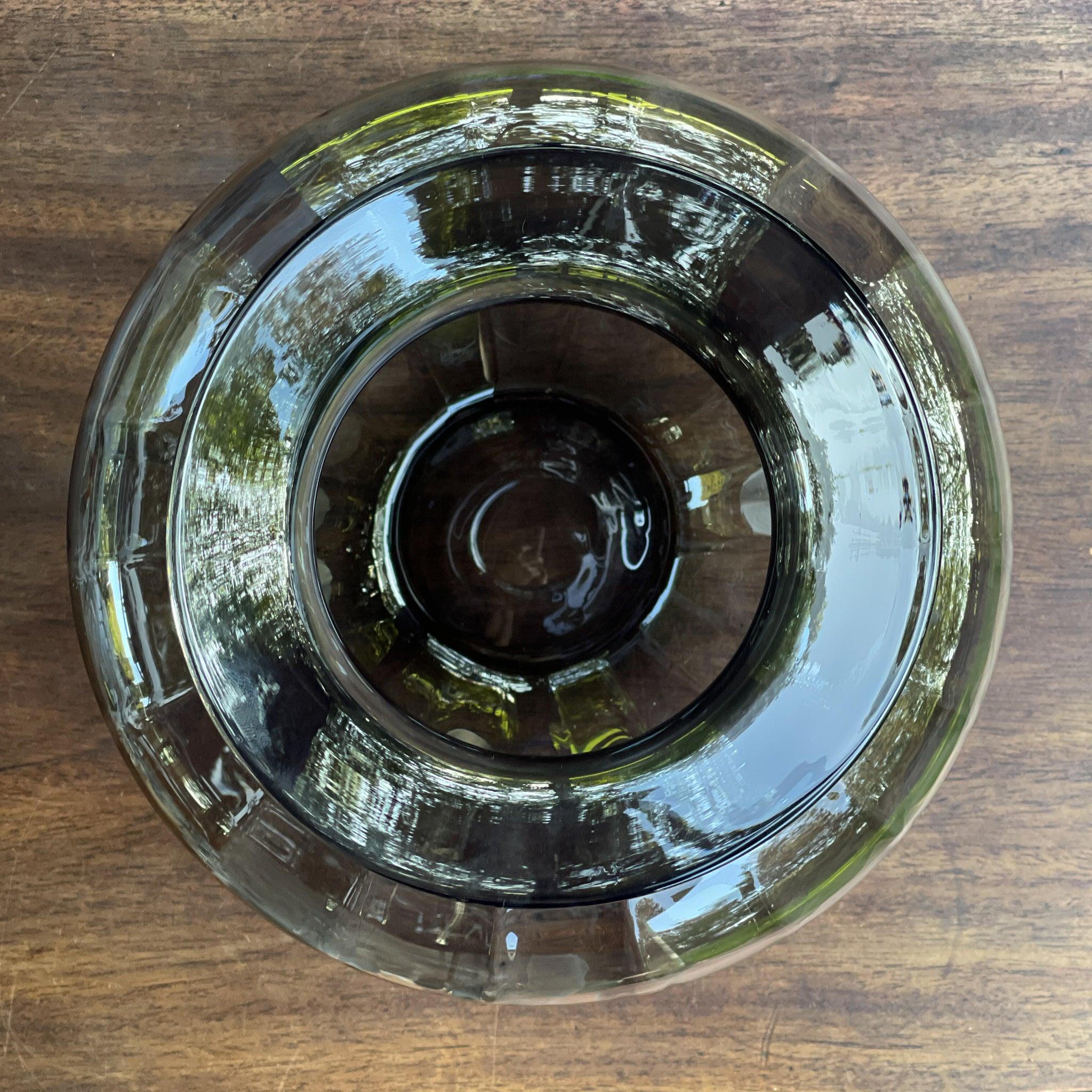 Grote vaas van donker glas - The Collectionist