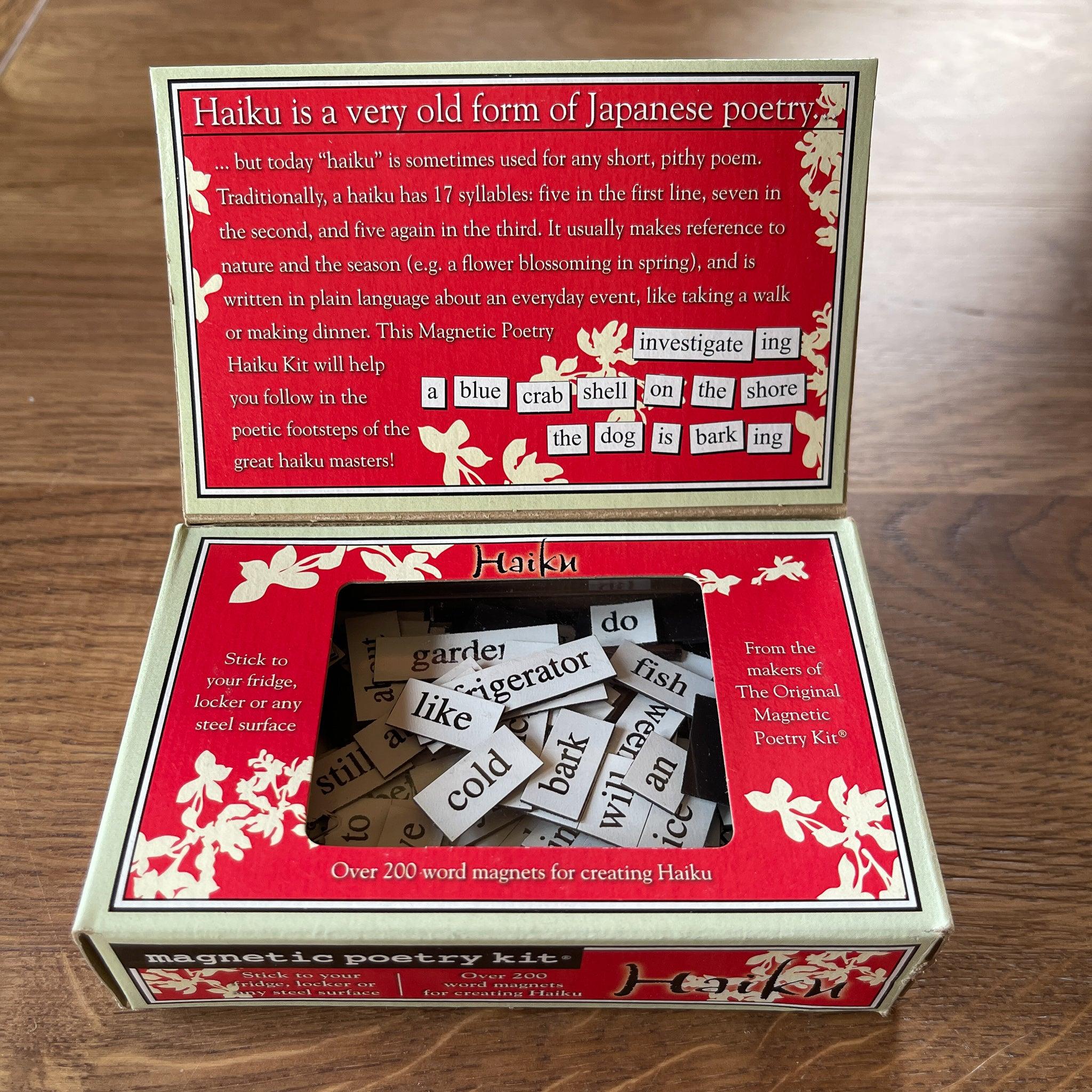 Haiku Magnetic Poetry Kit - The Collectionist