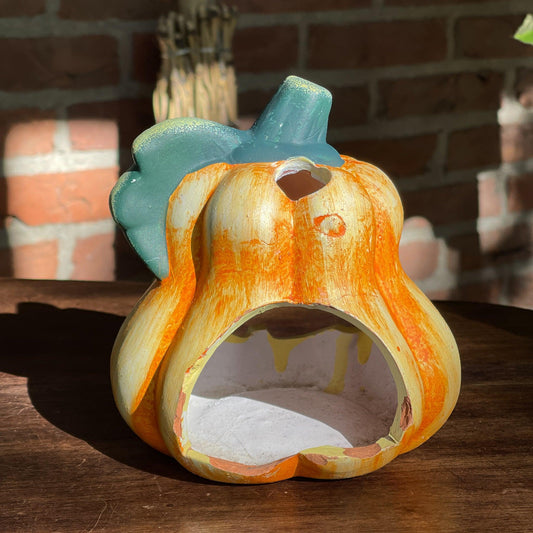 Halloween pompoen theelichtje - Bamestra Curiosa