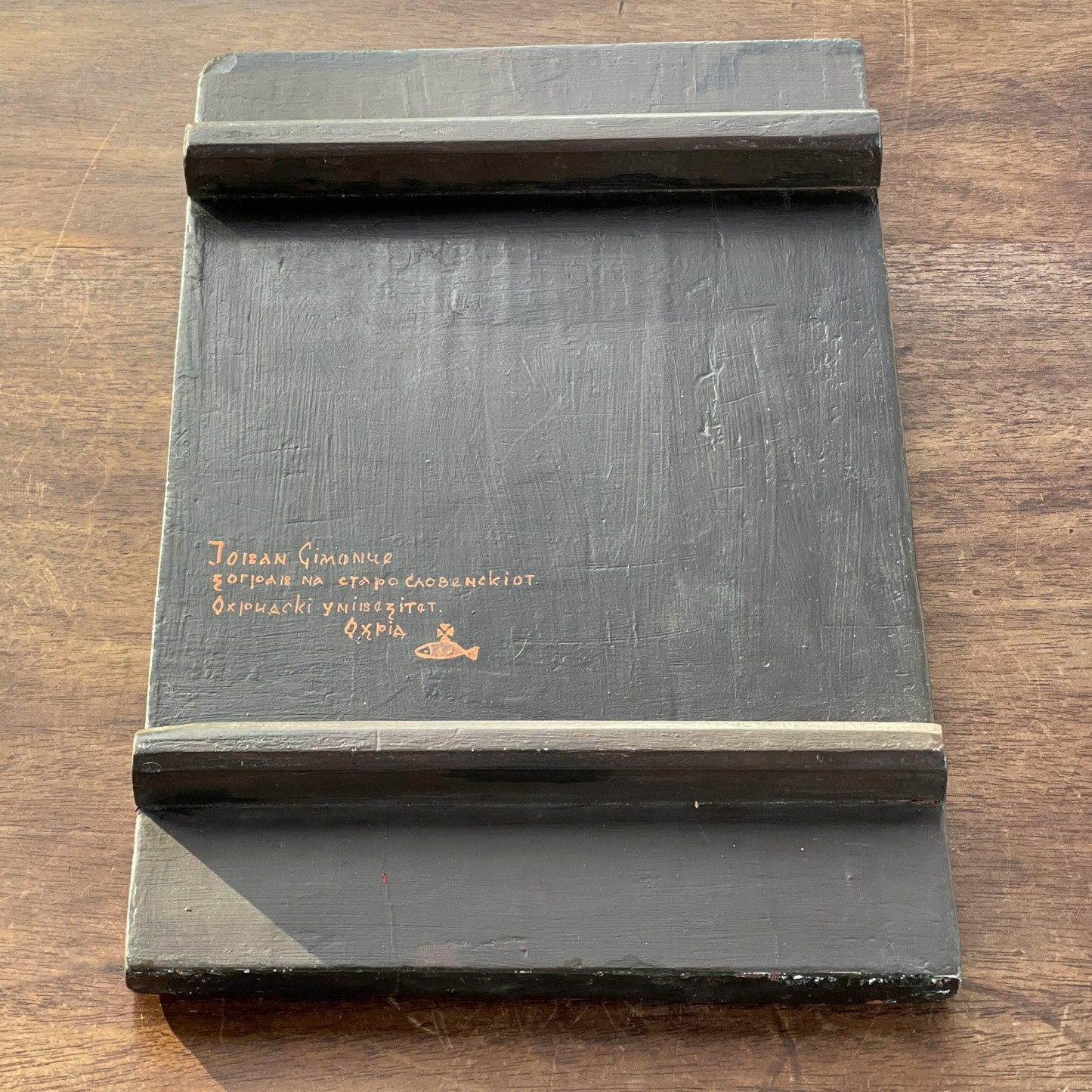 Handgeschilderd Icoon aartsengel Michaël - Bamestra Curiosa