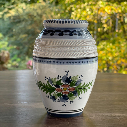 Handgeschilderd Vaasje Texel handwerk - Bamestra Curiosa