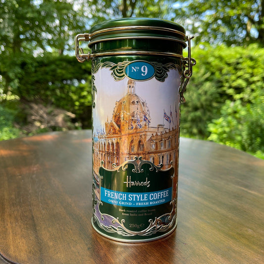 Harrods koffie bewaarblik No9 - Bamestra Curiosa