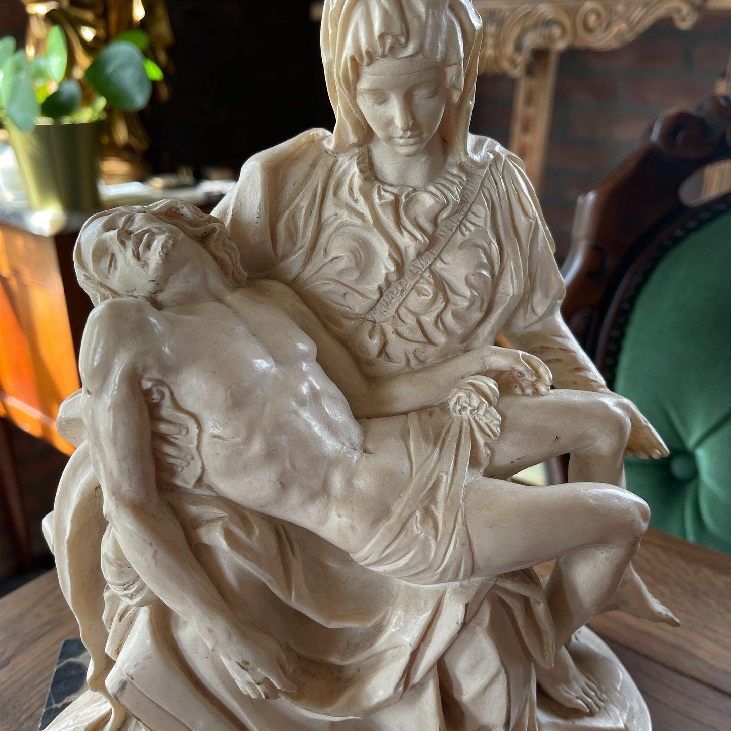 Heiligenbeeld van Santini Michelangelo La Pieta - Bamestra Curiosa