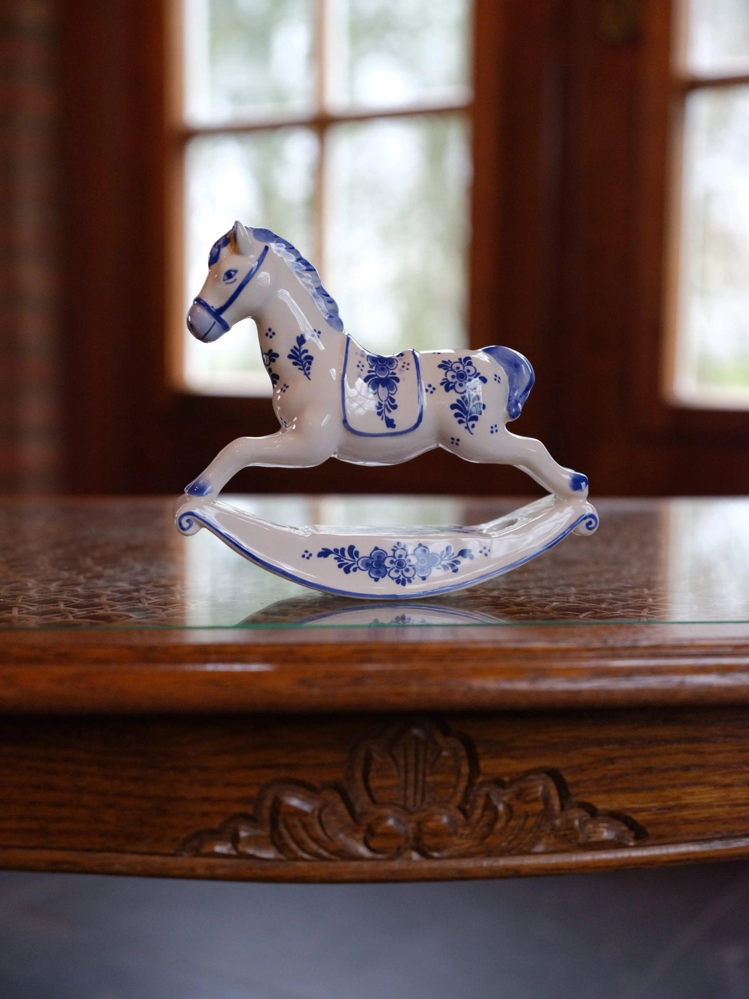 Hobbelpaard Delfts blauw - The Collectionist