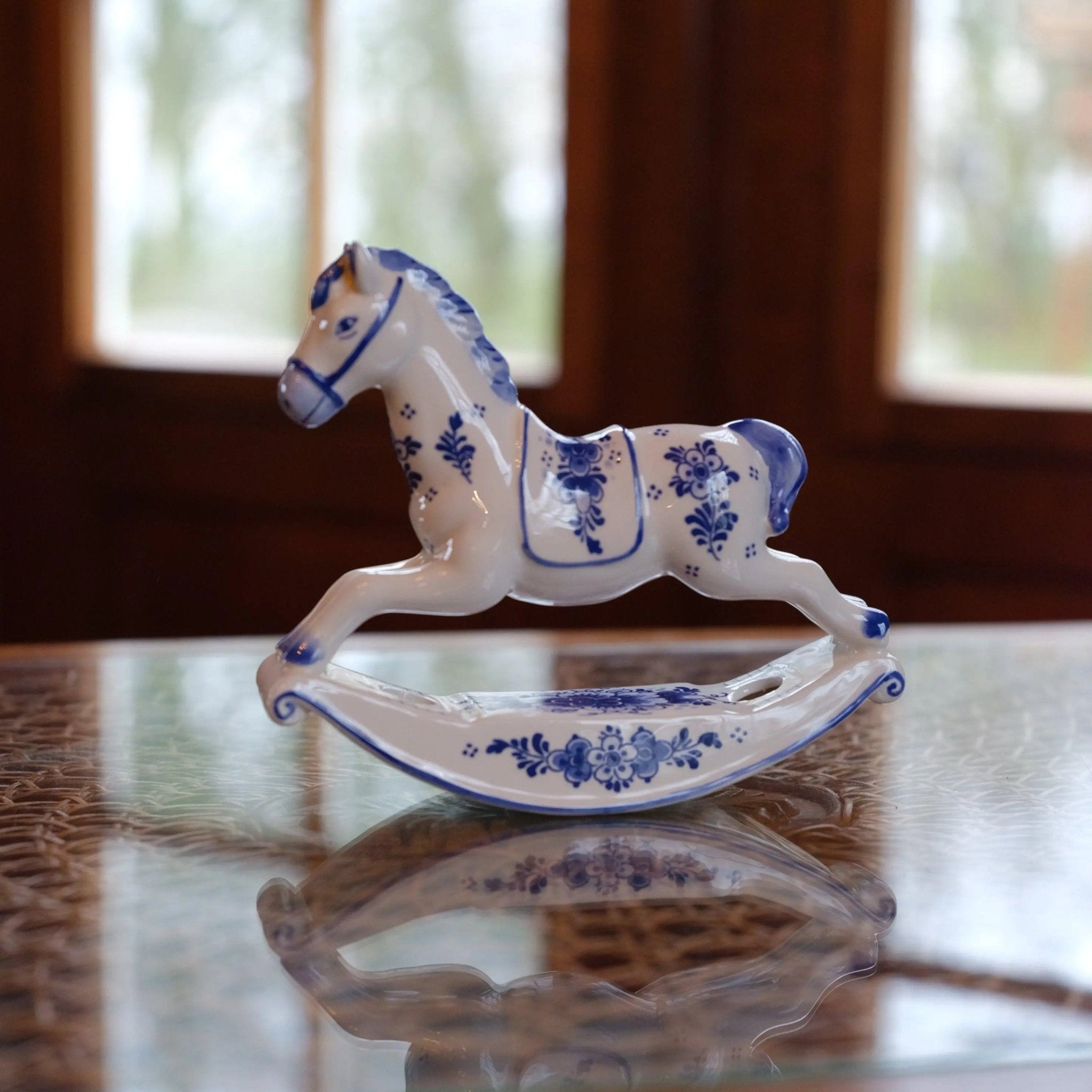 Hobbelpaard Delfts blauw - The Collectionist