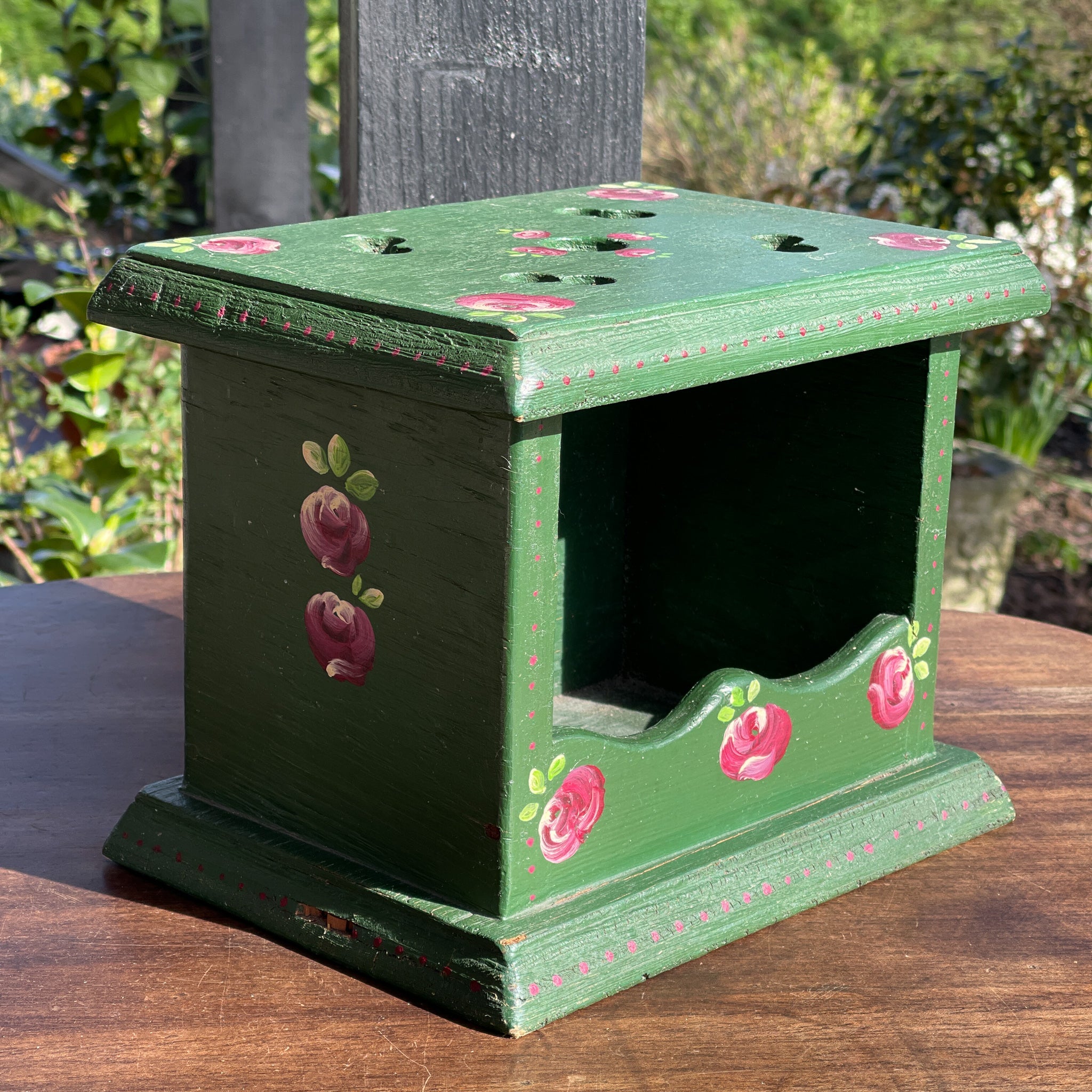 Houten Hindeloopen Stoof - The Collectionist