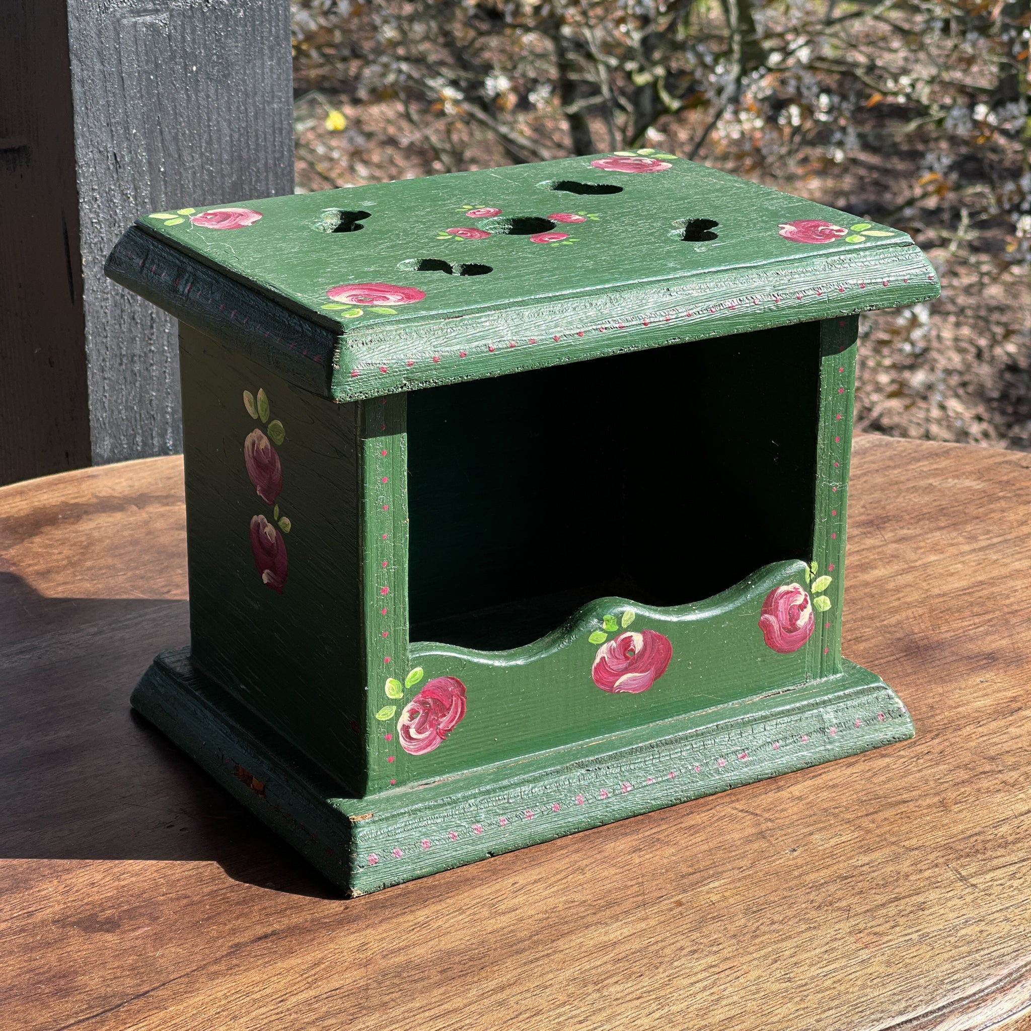 Houten Hindeloopen Stoof - The Collectionist