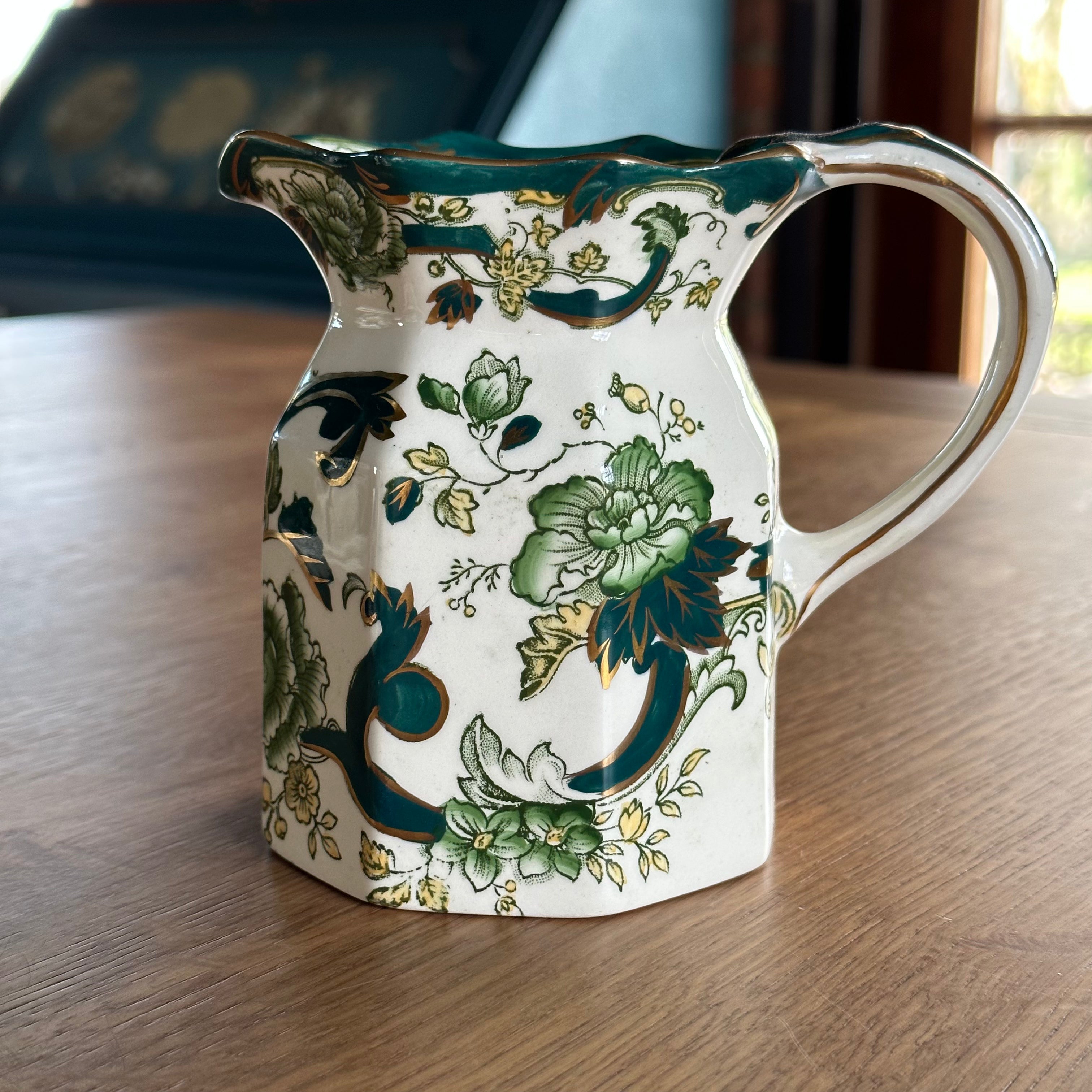 Mason’s Ironstone Chartreuse Zes Persoons Theeservies The Collectionist