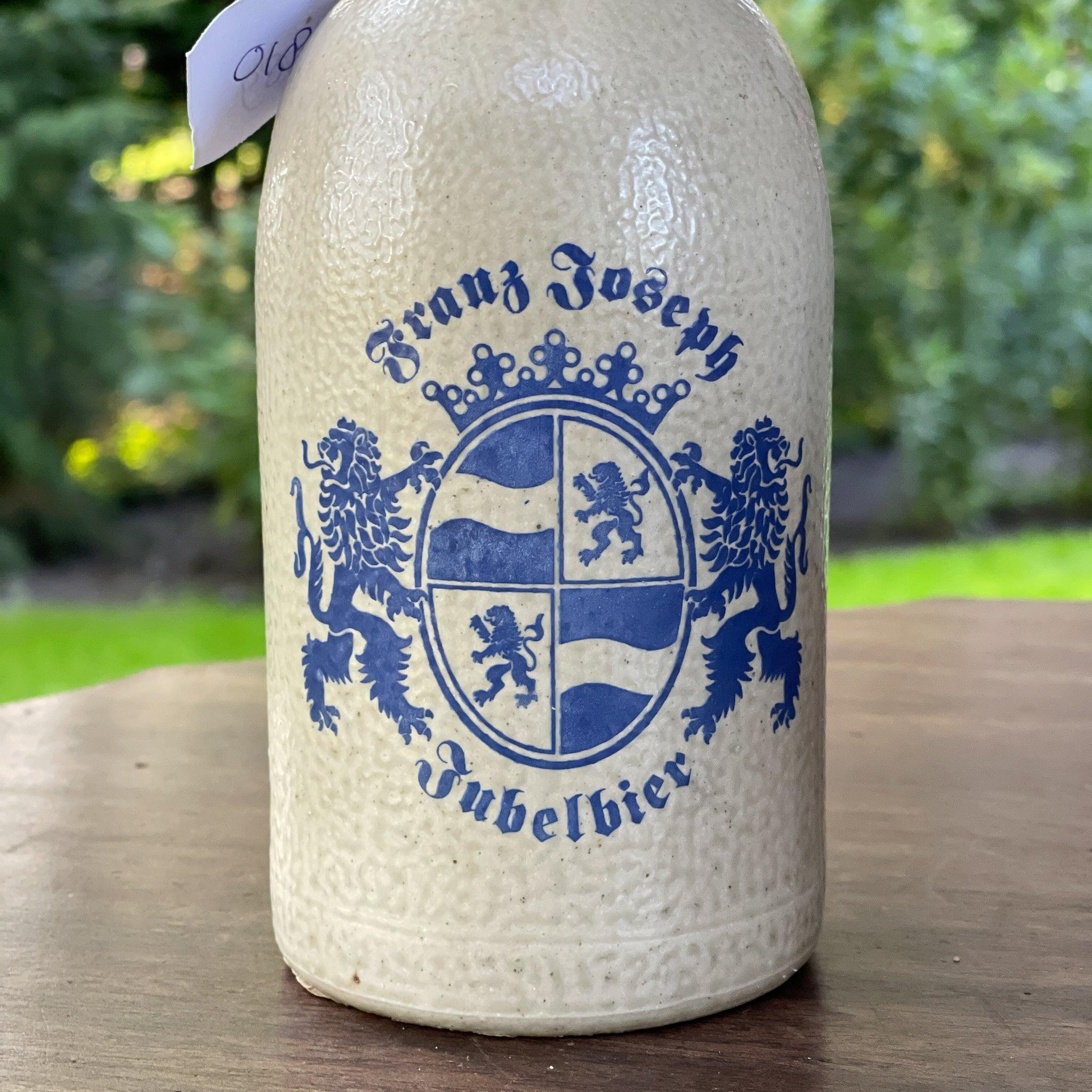 Keulse aardewerk fles Frans Joseph Jubelbier - The Collectionist