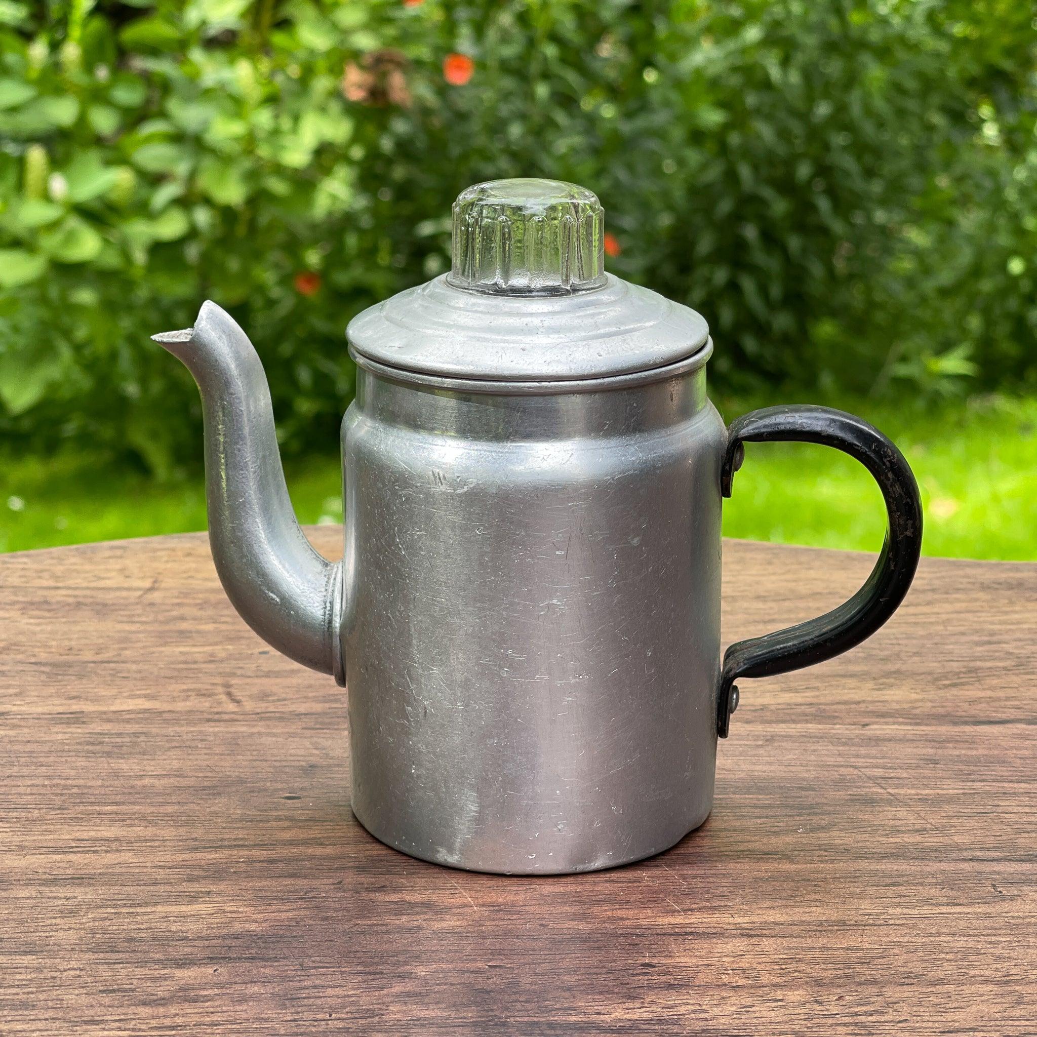 Klein aluminium thee / koffie potje - The Collectionist