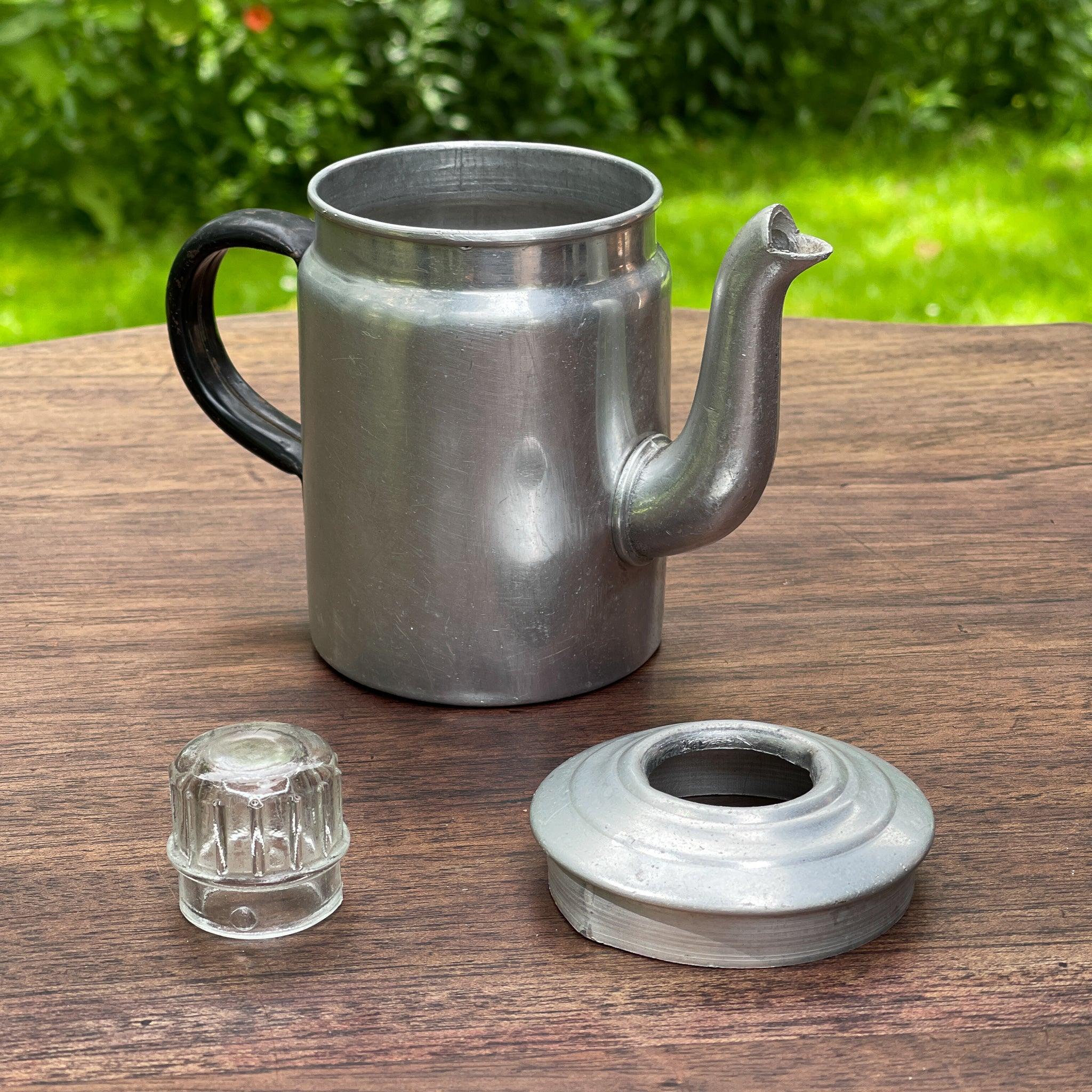 Klein aluminium thee / koffie potje - The Collectionist