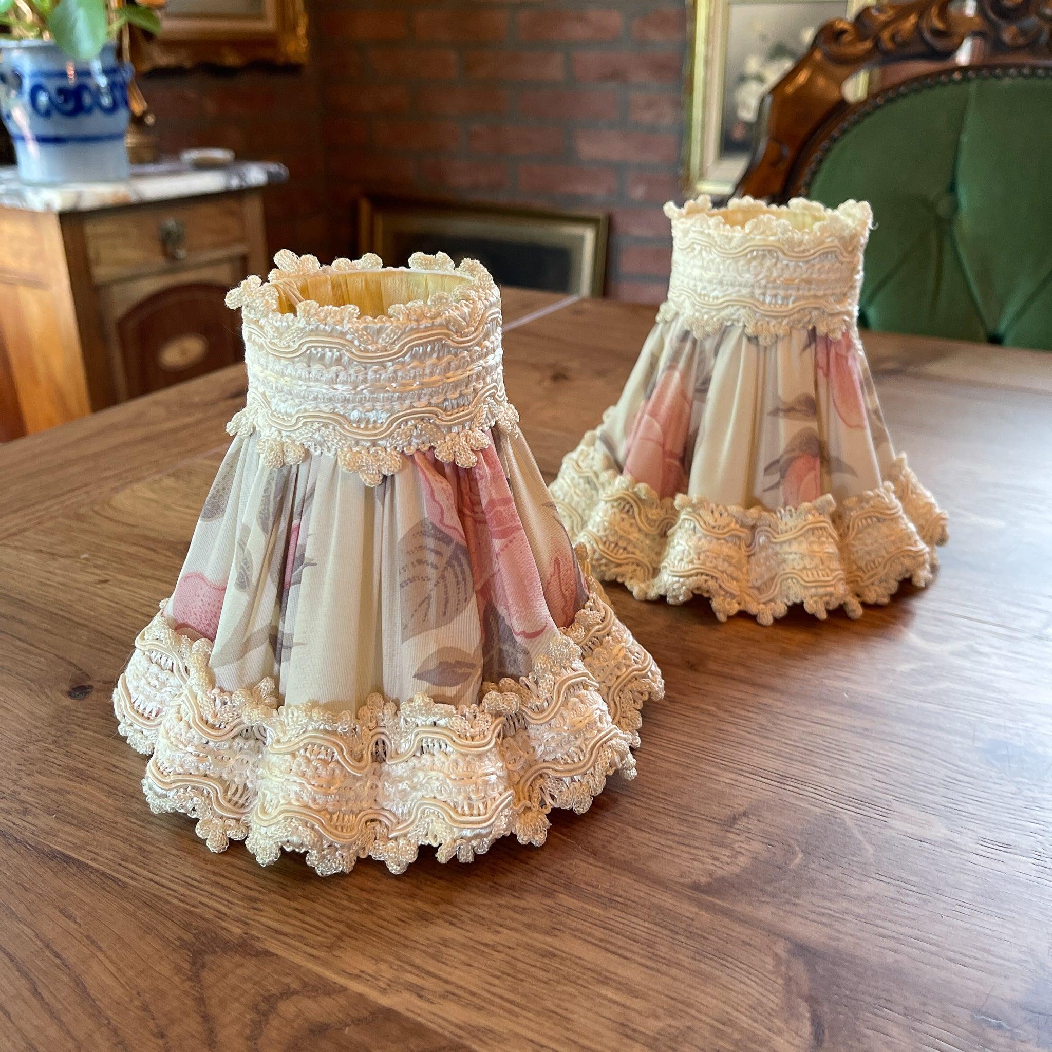 Lampenkapjes met bloemen - The Collectionist