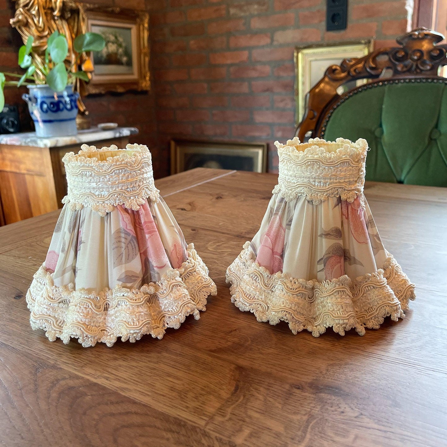 Lampenkapjes met bloemen - Bamestra Curiosa