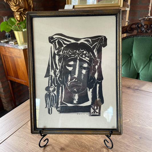 Lithografie van Jezus (1932) - Bamestra Curiosa