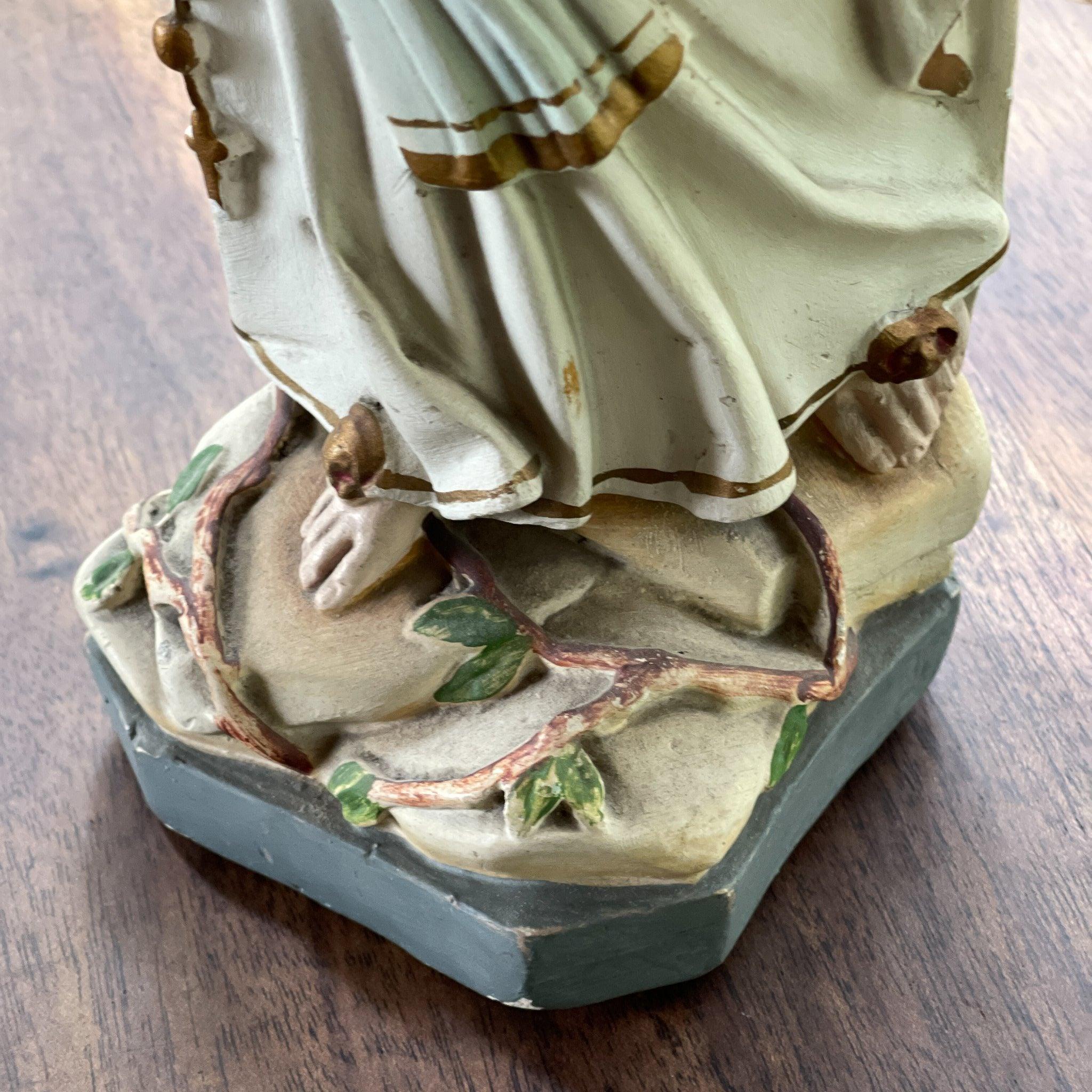 Maria beeld van porseleingips - The Collectionist