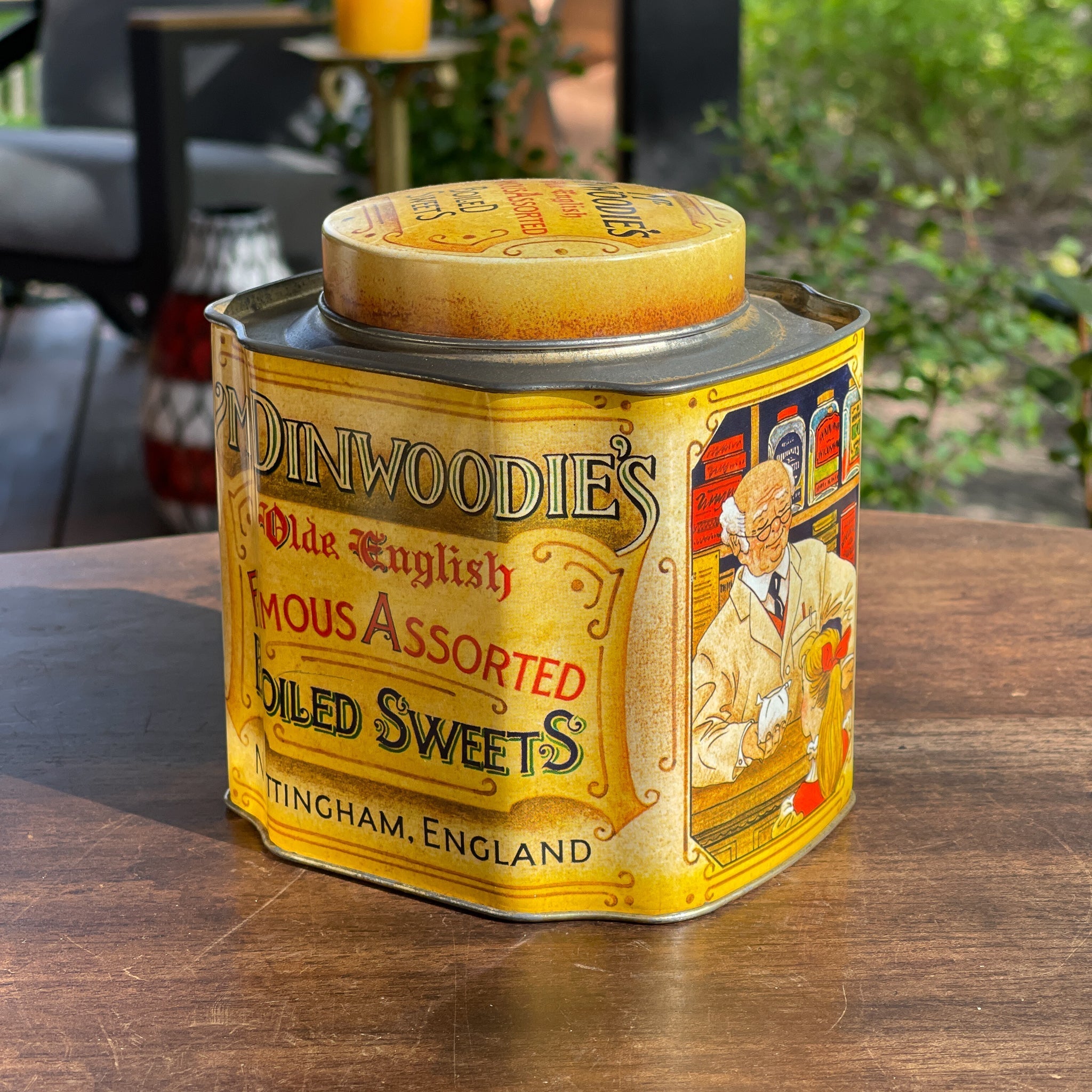 Mr. Dinwoodie’s Old English Boiled Sweets Snoepblik – Nottingham - The Collectionist