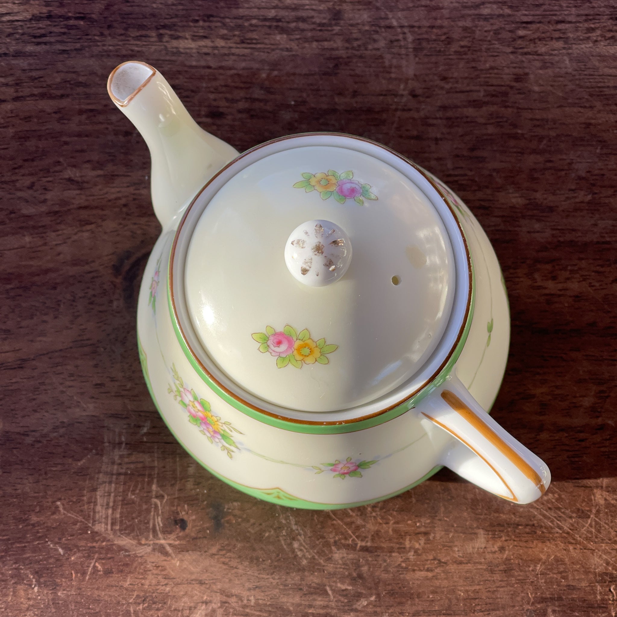 Noritake Handgeschilderd Japans Theepotje - The Collectionist