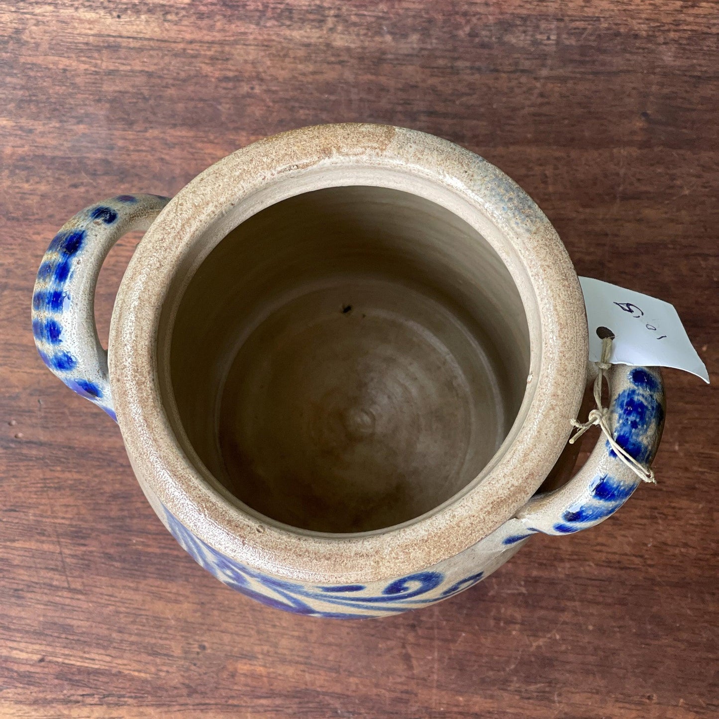 Oude Keulse aardewerk pot / bloempot - Bamestra Curiosa