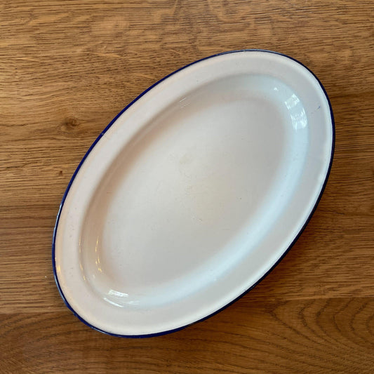 Ovale emaille schaal - Bamestra Curiosa