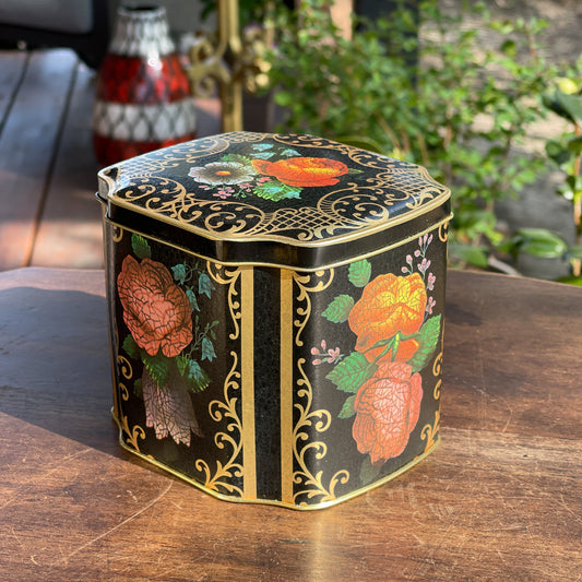 Prachtig Blik Met Bloemen Decor - The Collectionist