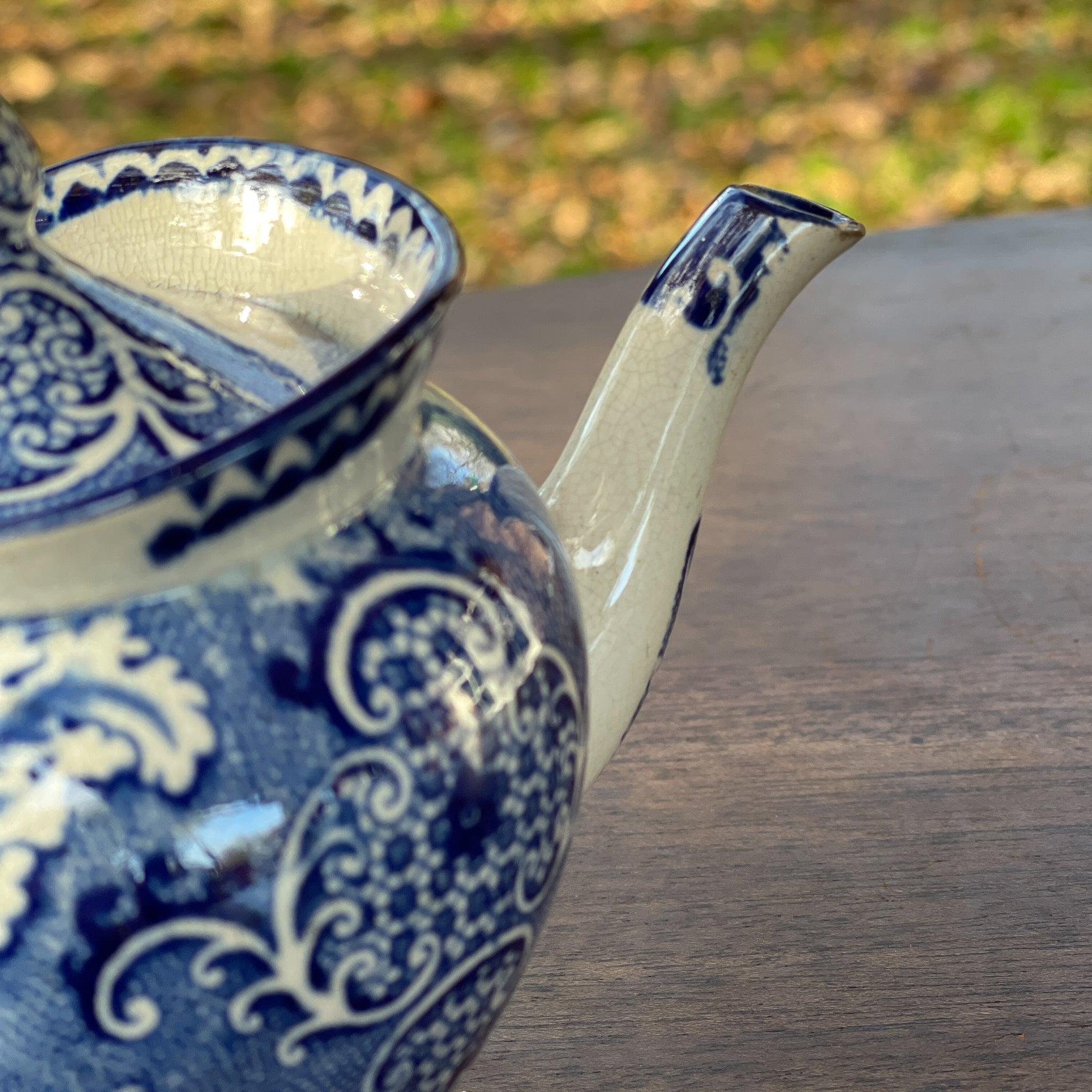 Chinees porseleinen theepotje craquelé - Bamestra Curiosa