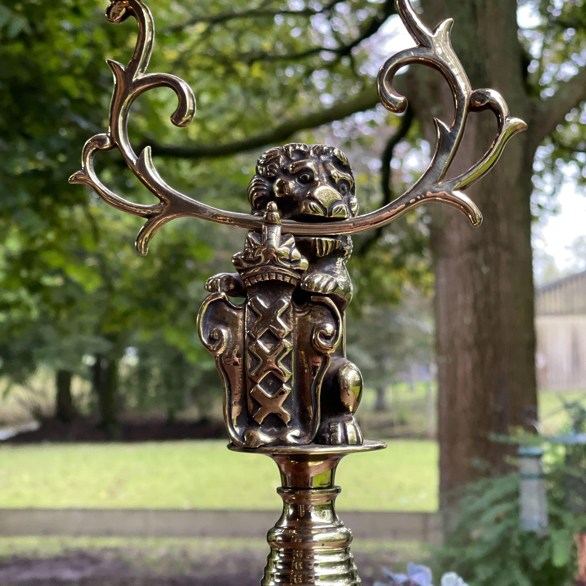 Prachtige 19e eeuwse Amsterdamse kandelaar - The Collectionist