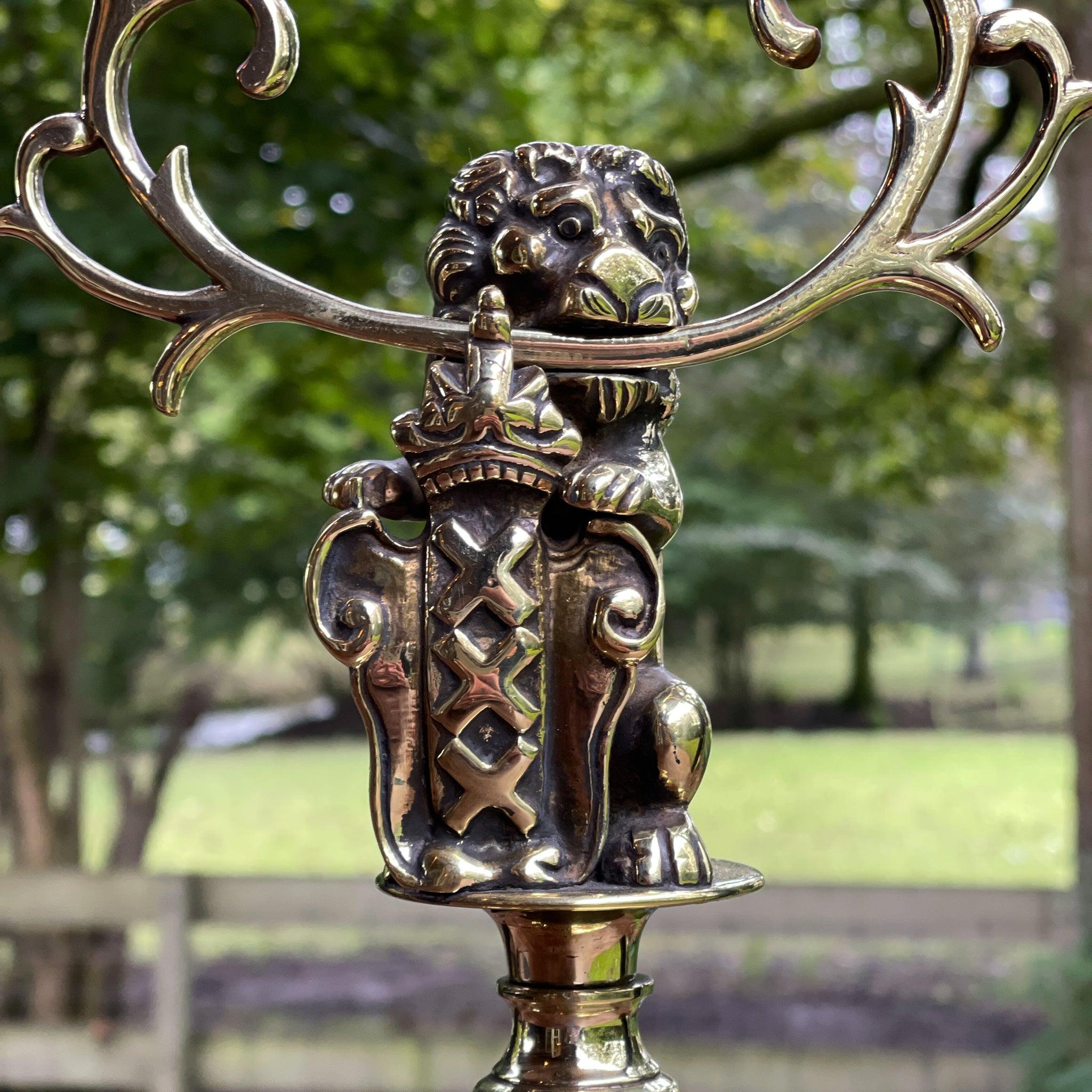 Prachtige 19e eeuwse Amsterdamse kandelaar - The Collectionist