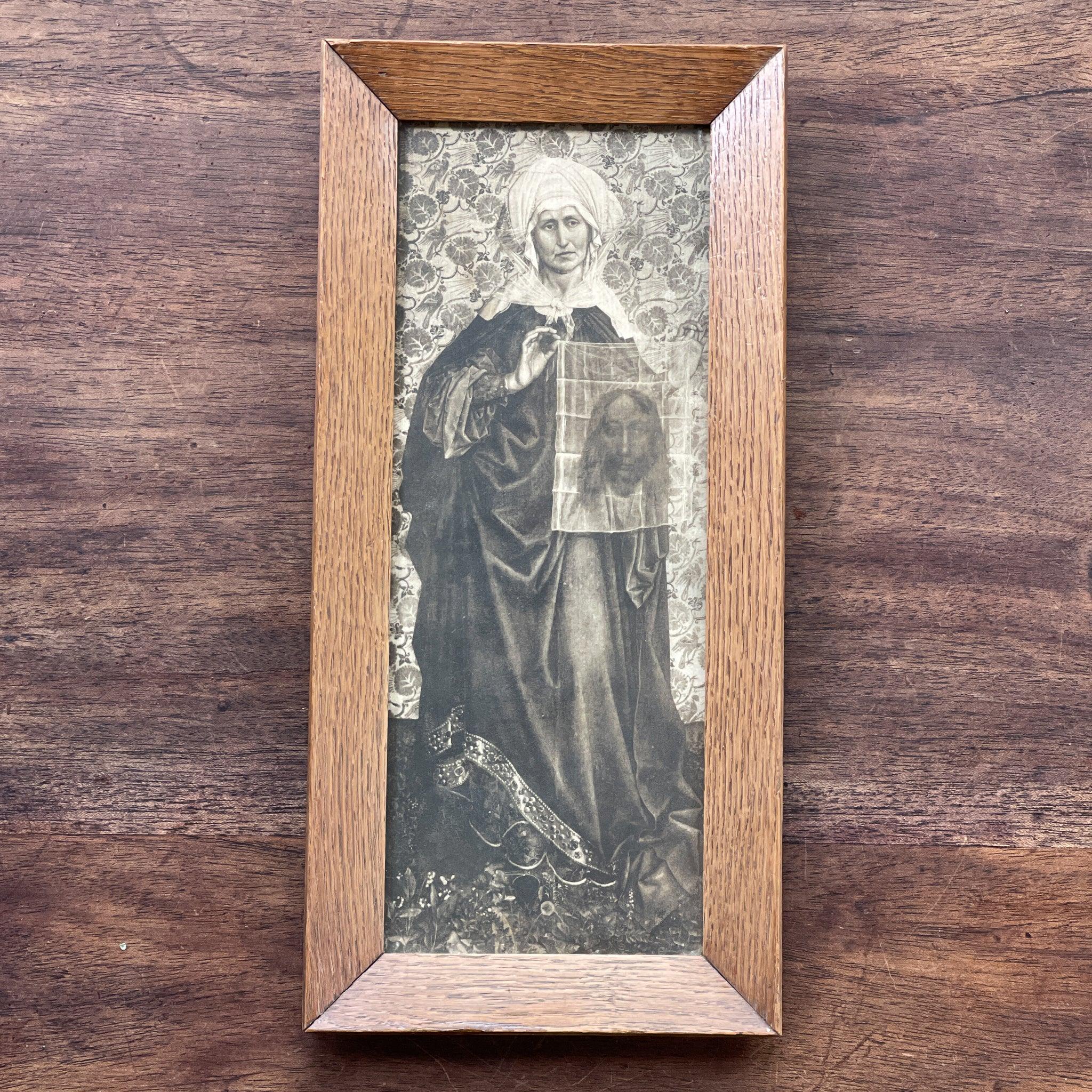 Repro van Sint Veronica door Robert Campin - The Collectionist