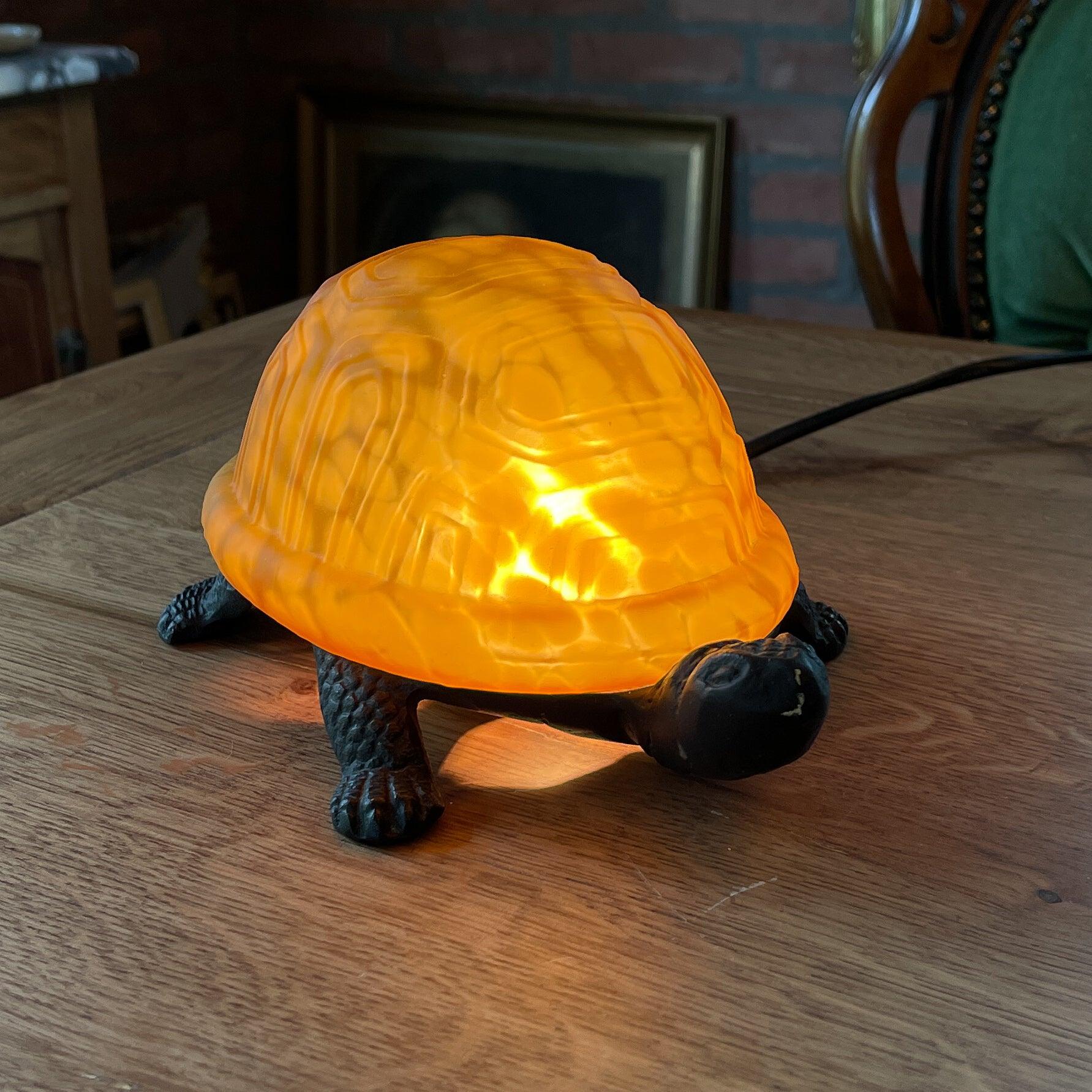 Schildpad lamp van metaal & glas - The Collectionist