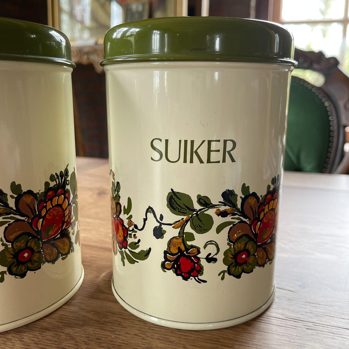 Set van drie koffie thee en suiker blikken - Bamestra Curiosa