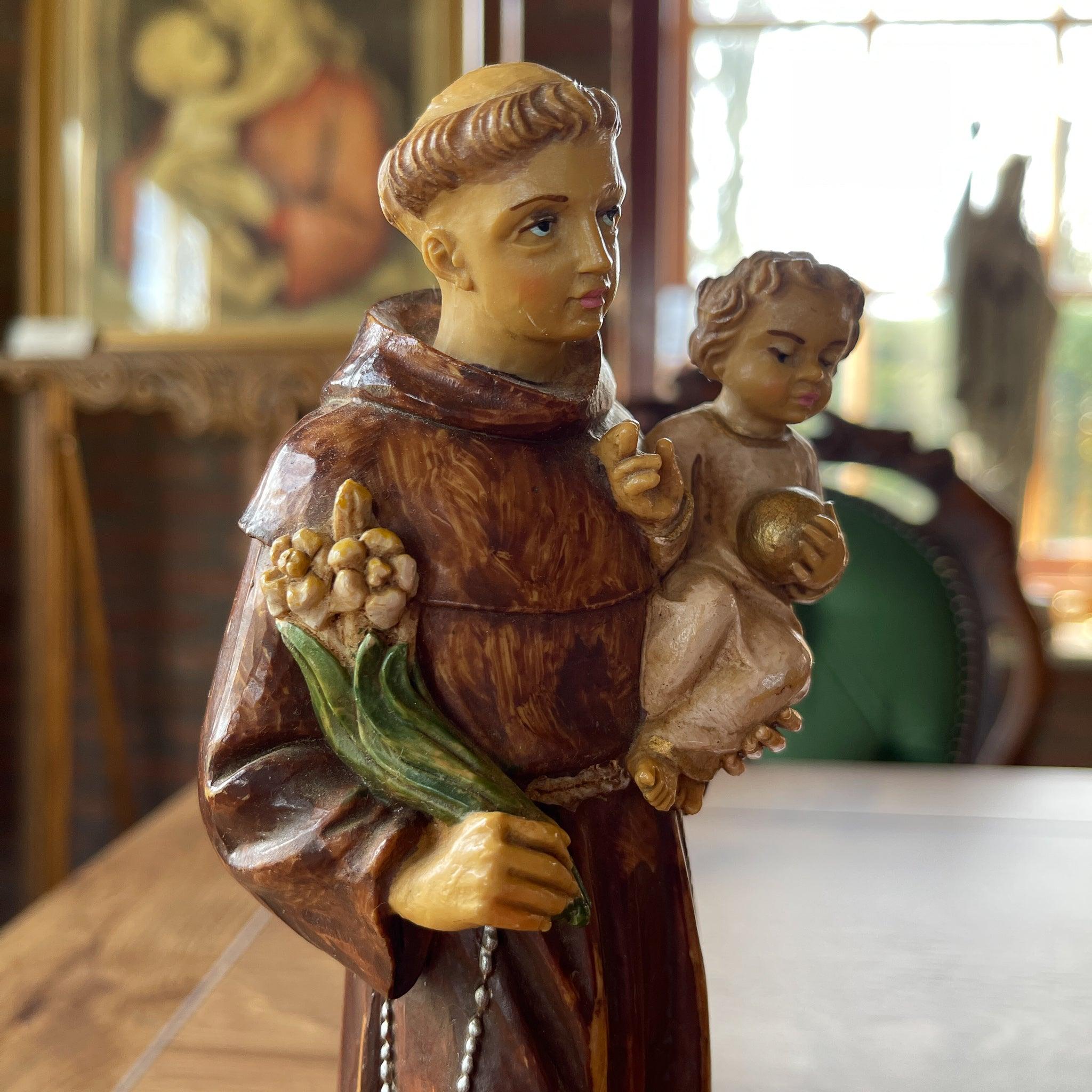 Sint Antonius van Padua en het kindje Jezus - The Collectionist