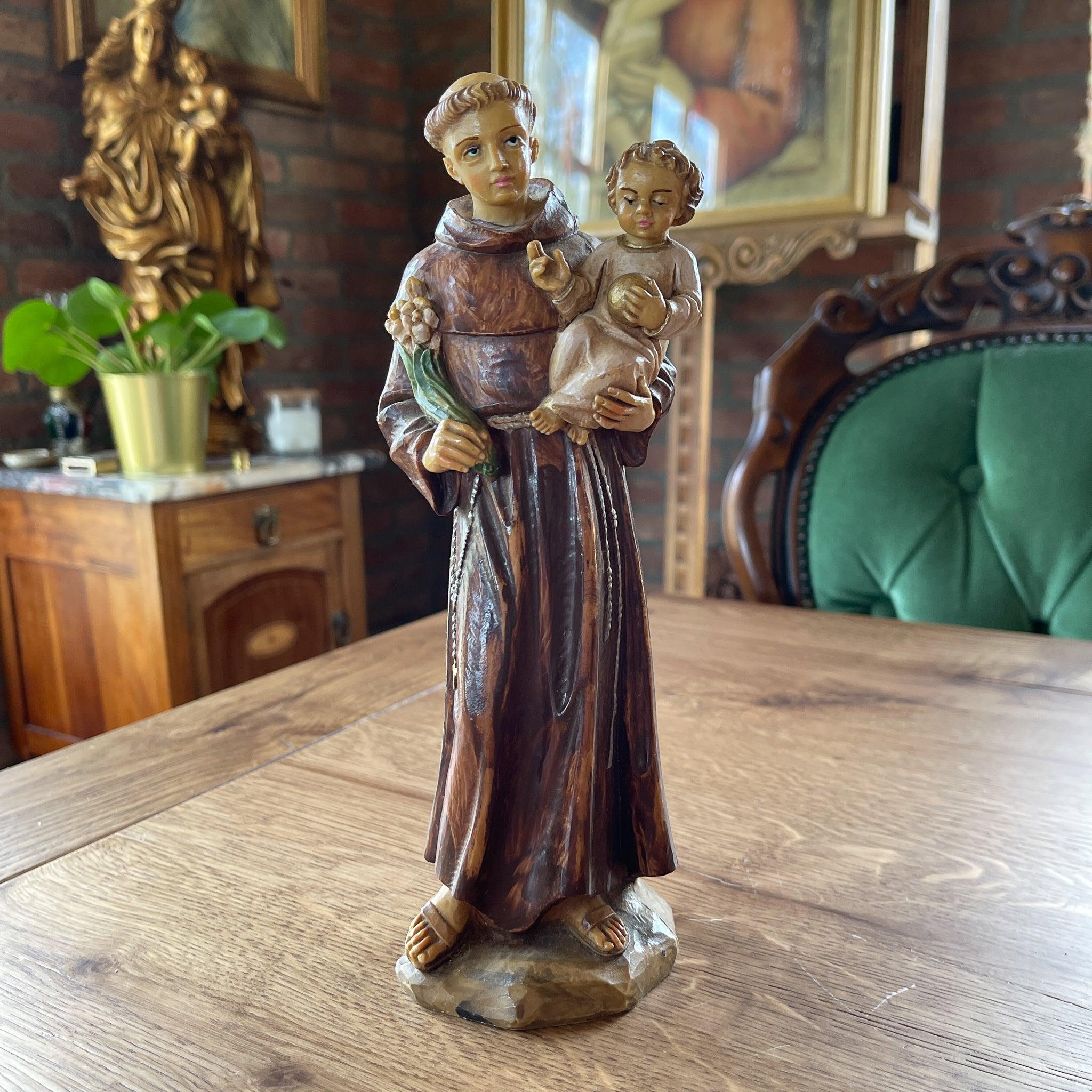 Sint Antonius van Padua en het kindje Jezus - The Collectionist