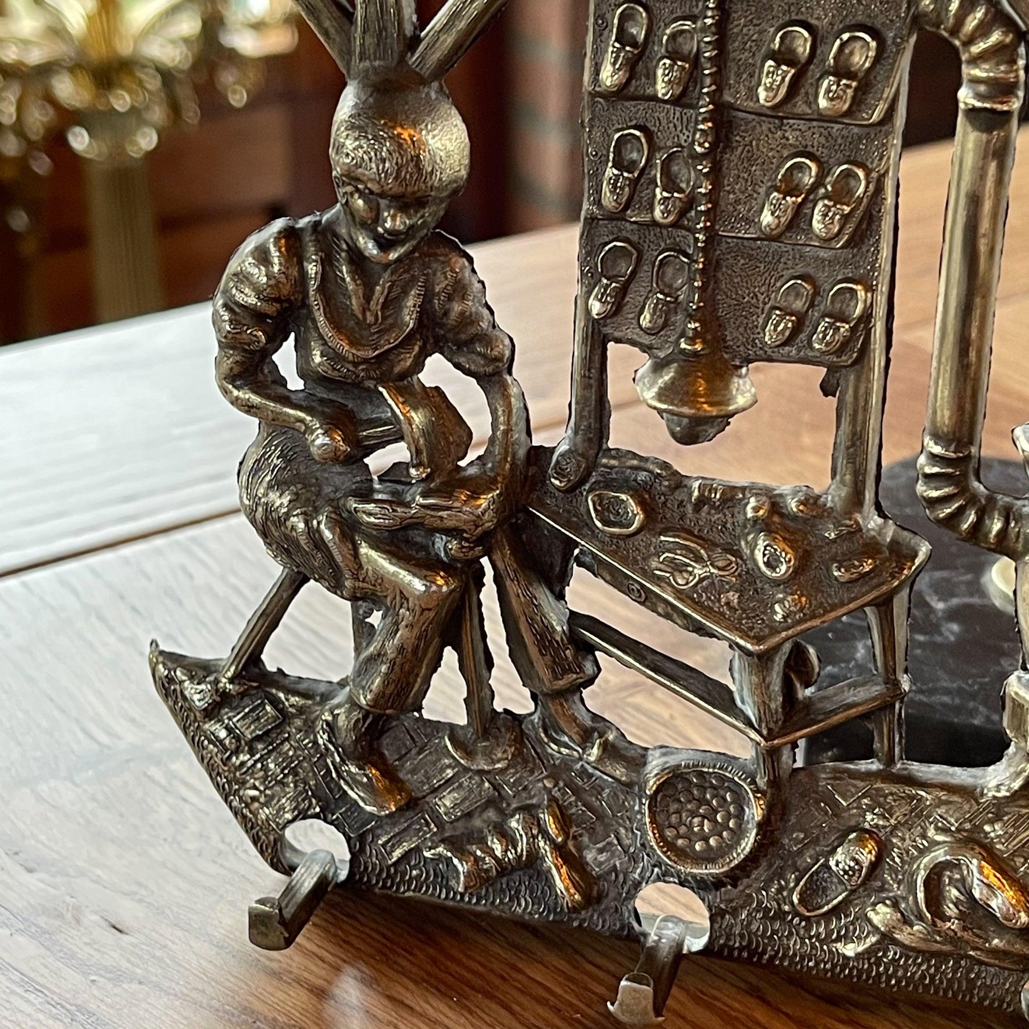 Sleutel rekje van koper van een schoenmaker - The Collectionist