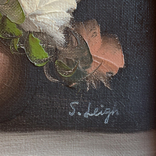 Stilleven bloemen olieverf - Bamestra Curiosa