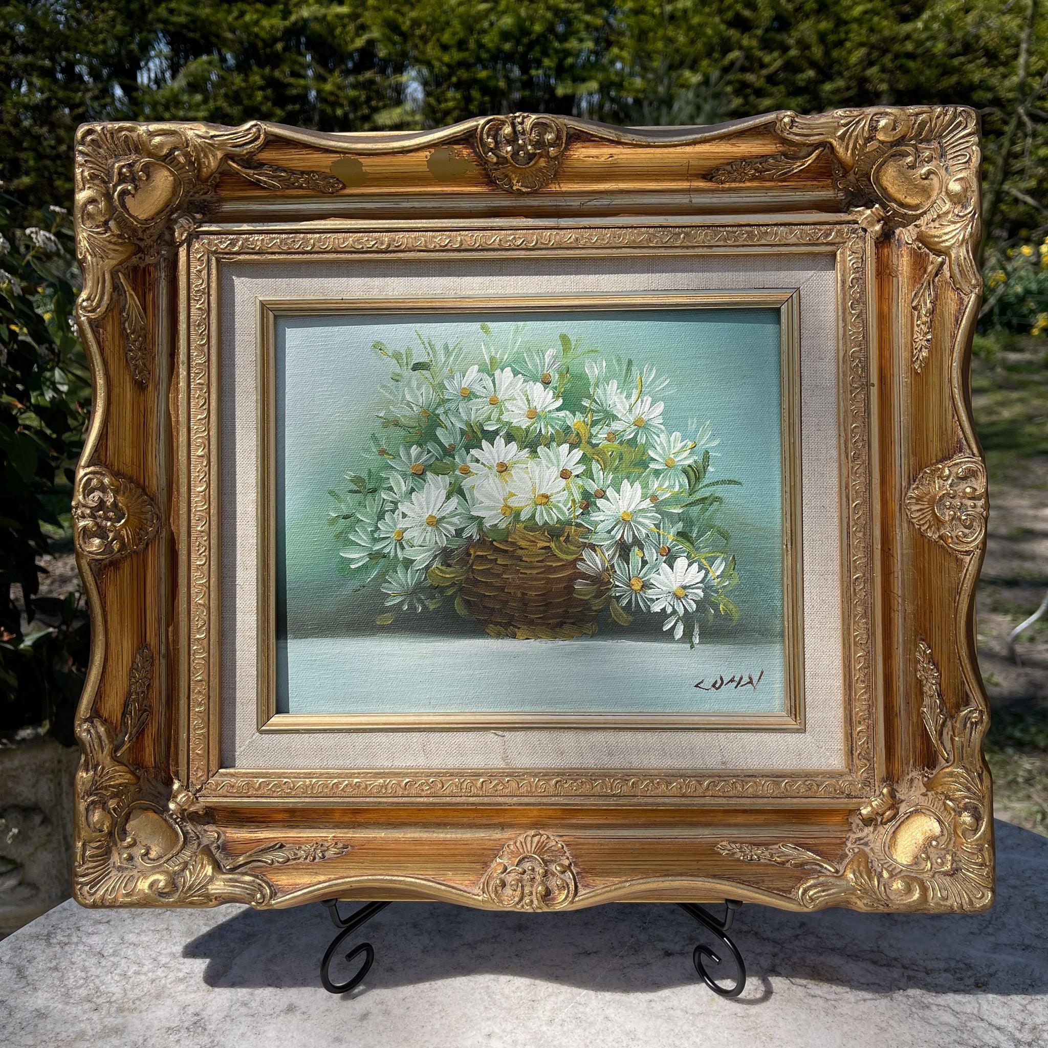 Stilleven olieverf schilderij met bloemen - The Collectionist