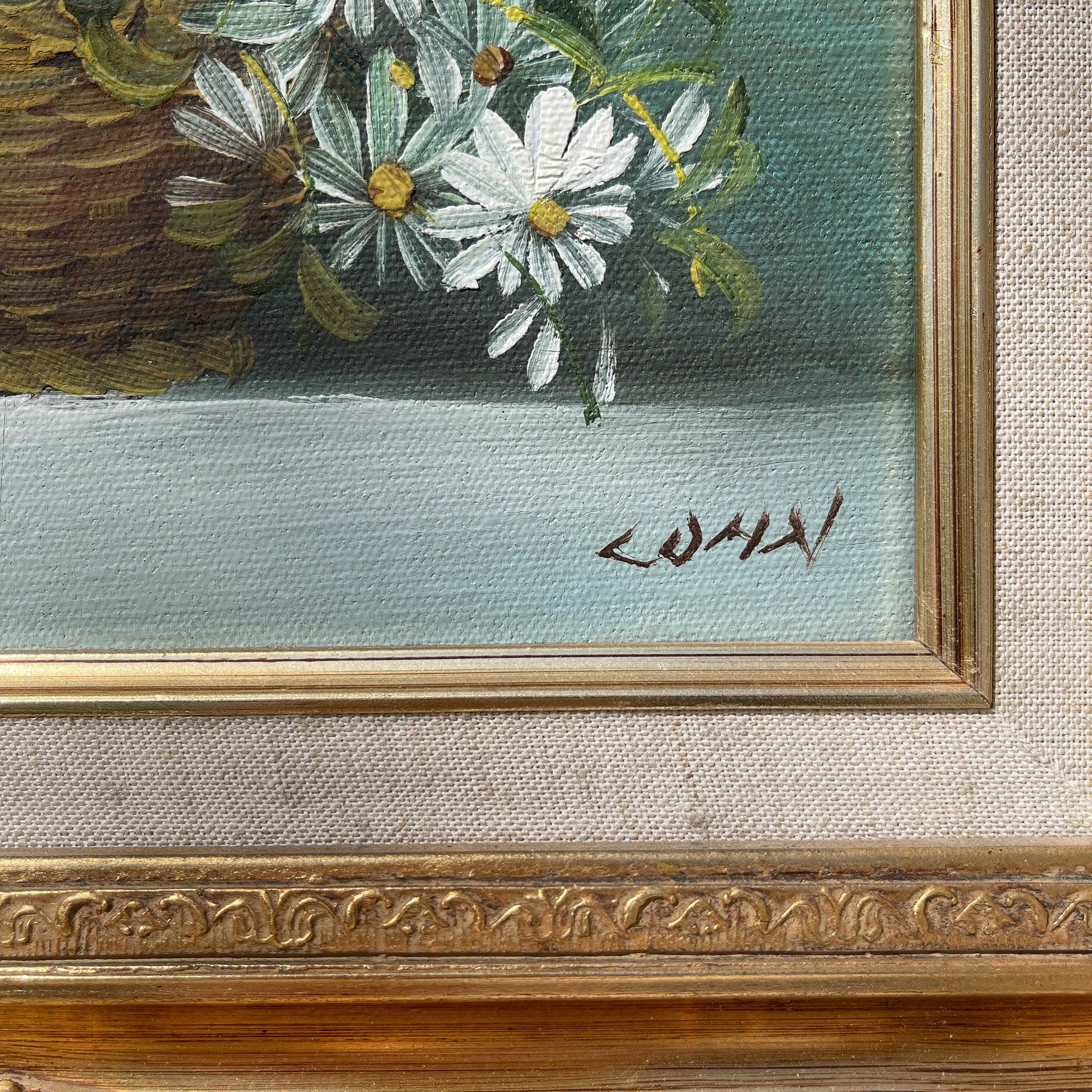 Stilleven olieverf schilderij met bloemen - The Collectionist