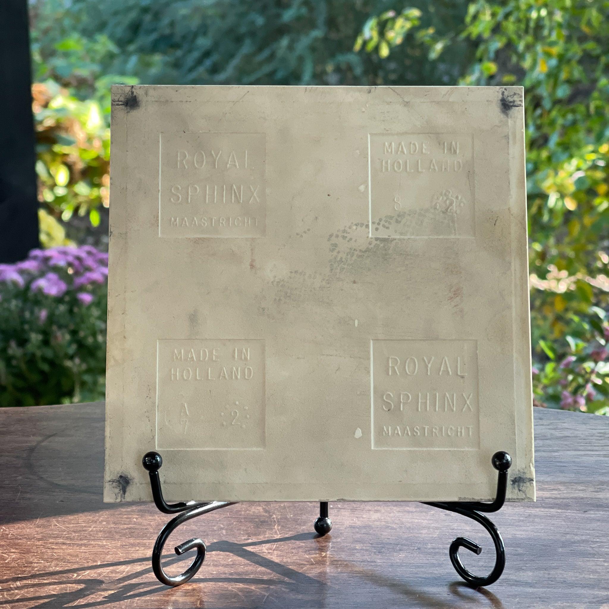 Tegel onderzetter met rozen Royal Sphinx - The Collectionist