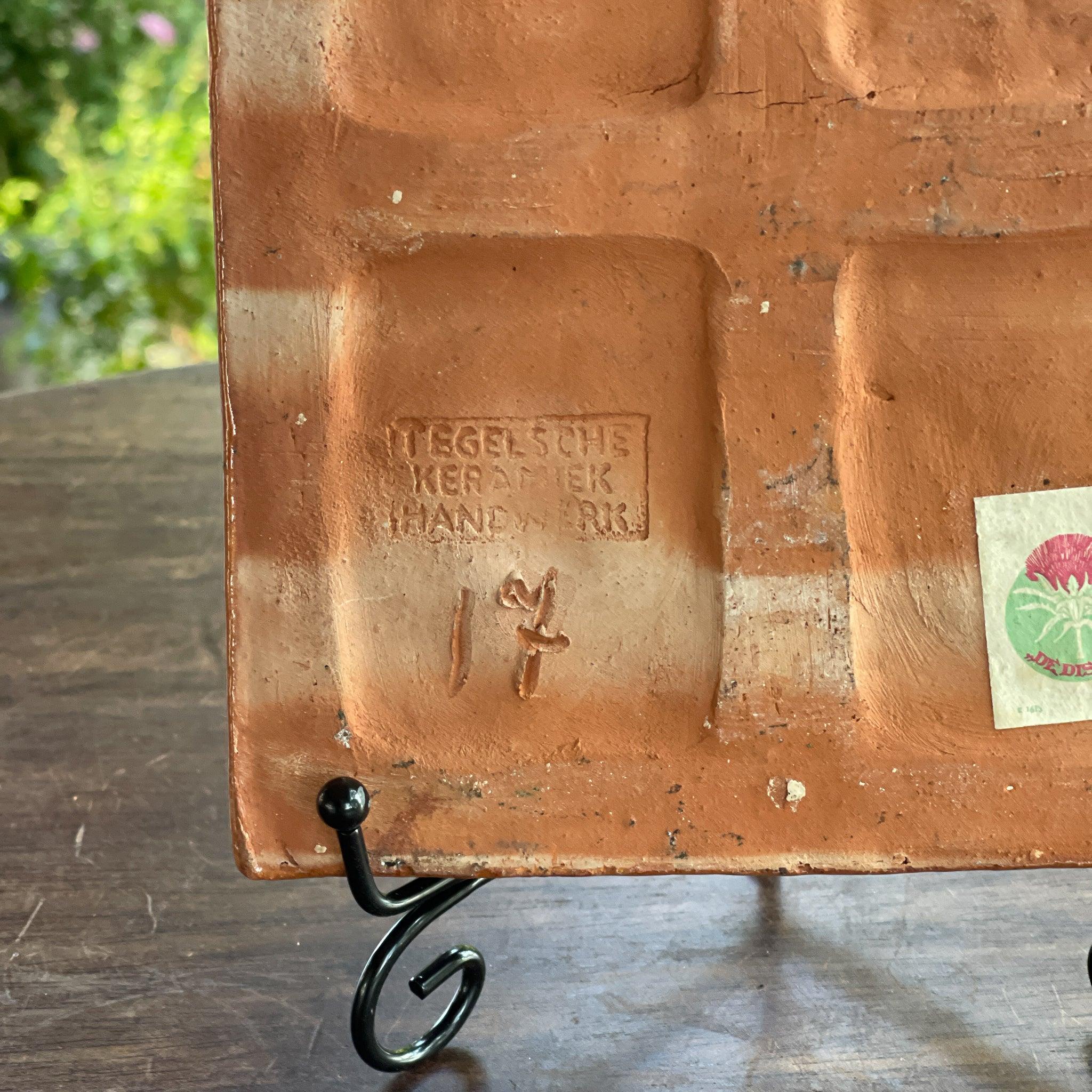 Tegelsche Keramiek Handwerk plaquette - The Collectionist