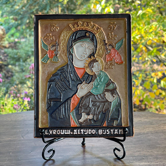 Tegelsche Keramiek Handwerk plaquette - Bamestra Curiosa