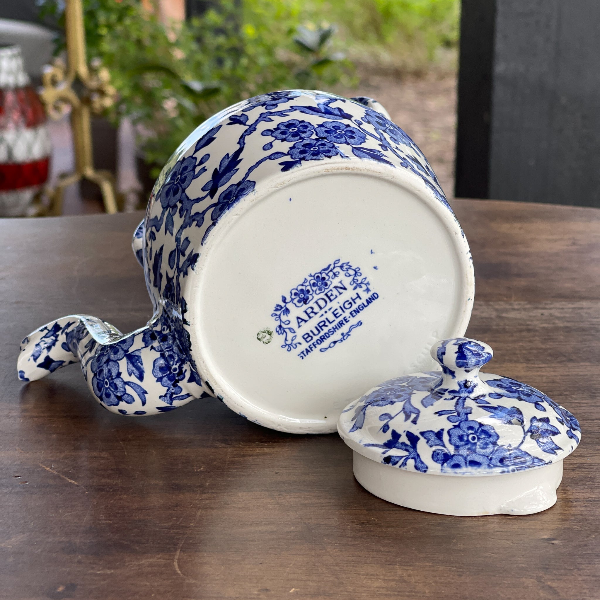 Theepot Blue Arden - Burleigh - The Collectionist