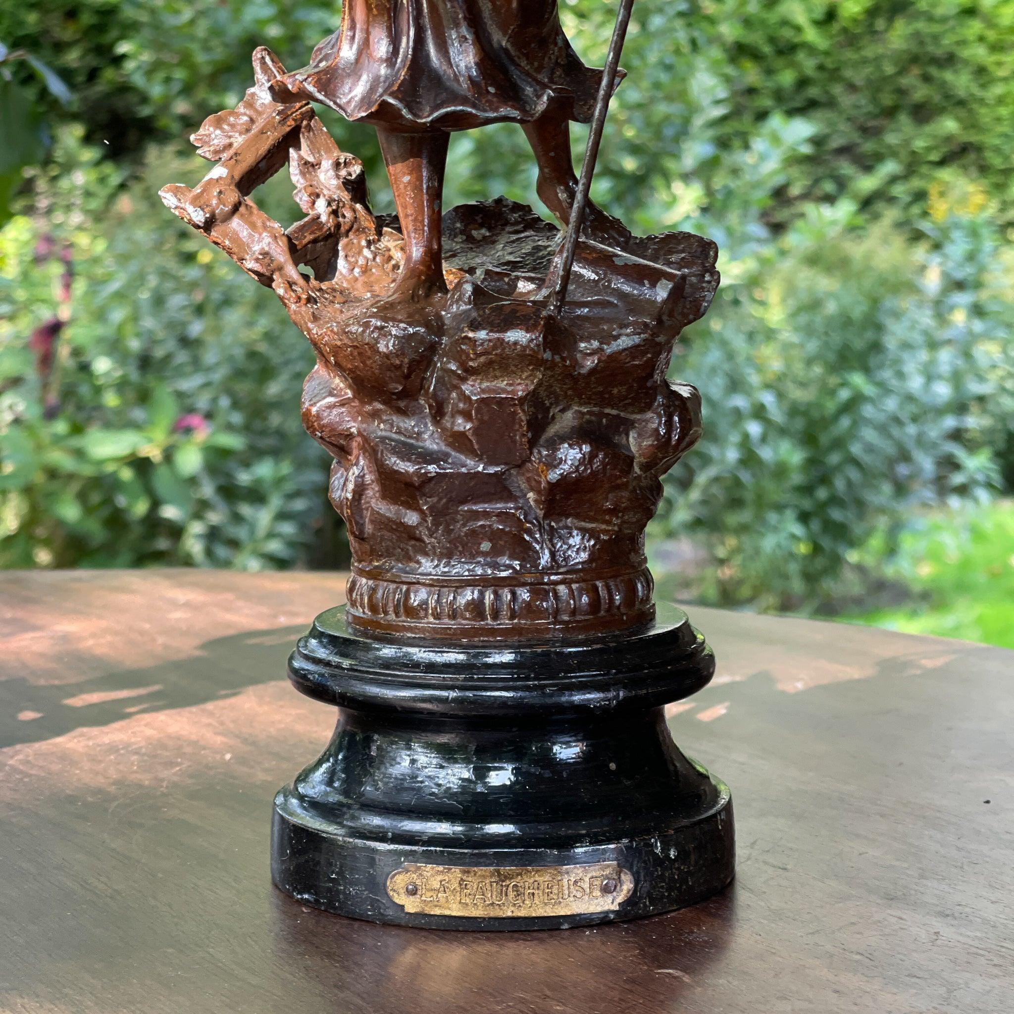 Twee beelden La Faucheuse & Le Pecheur - The Collectionist