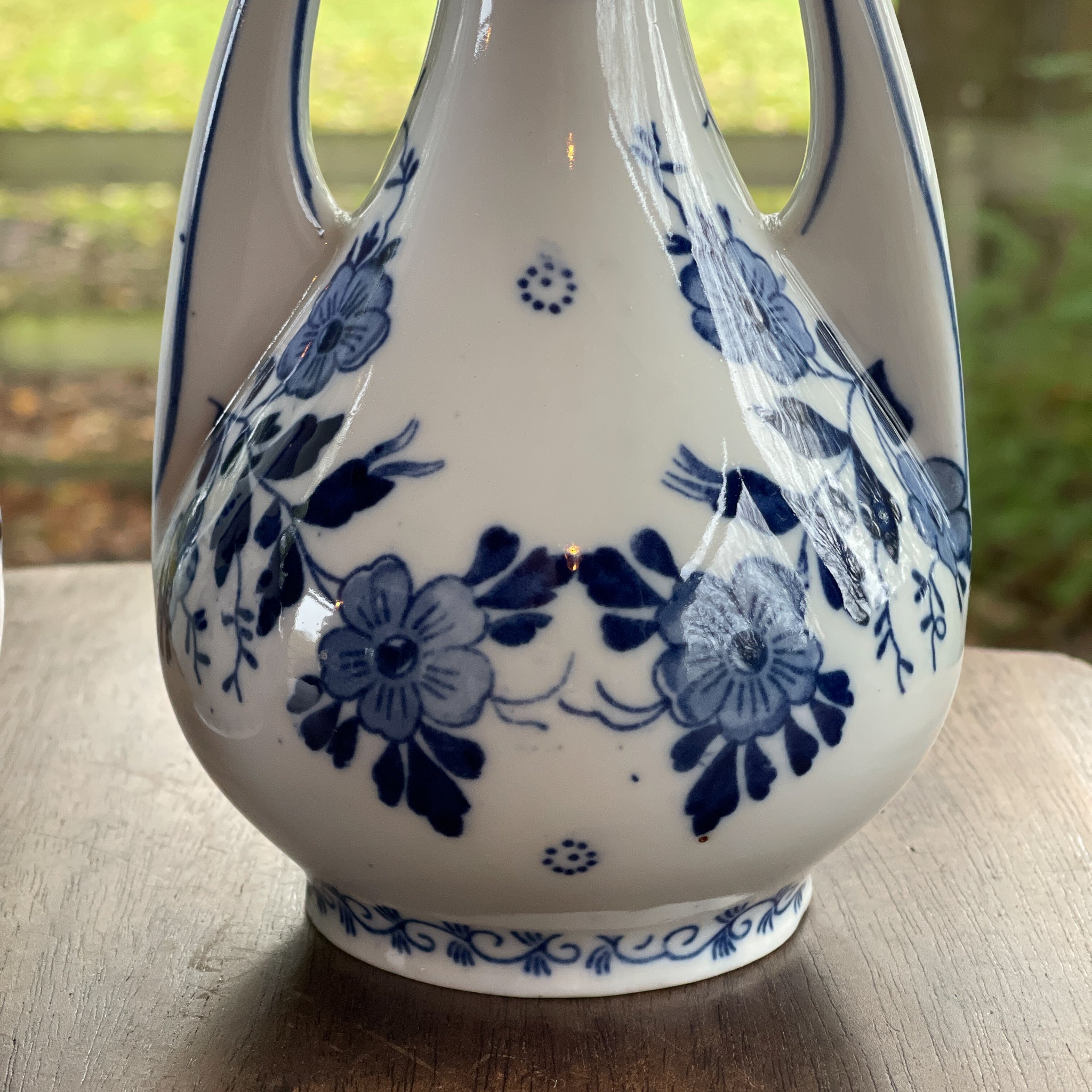 Twee Delfts Blauwe Jugendstil Pijpvazen (1900) - The Collectionist