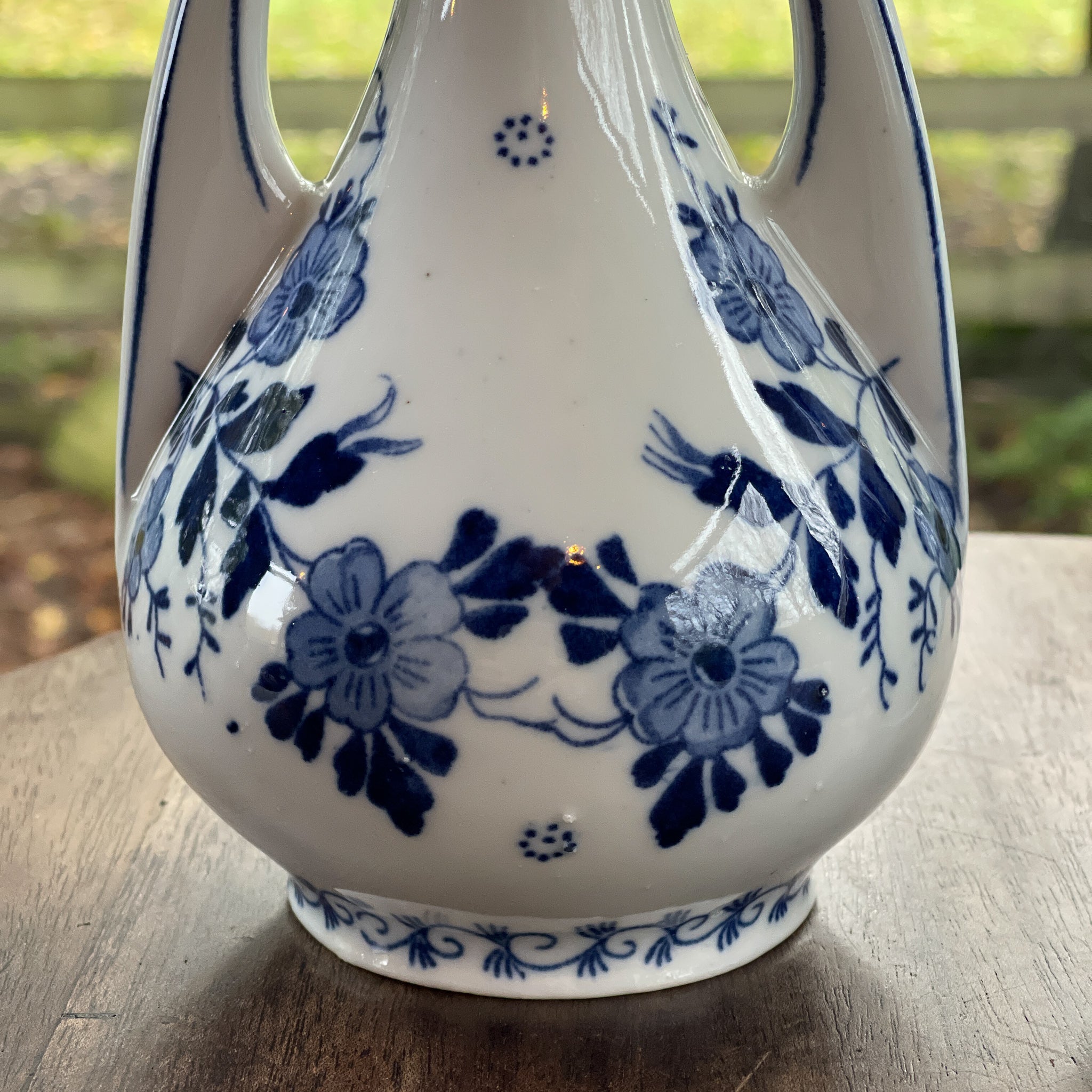 Twee Delfts Blauwe Jugendstil Pijpvazen (1900) - The Collectionist