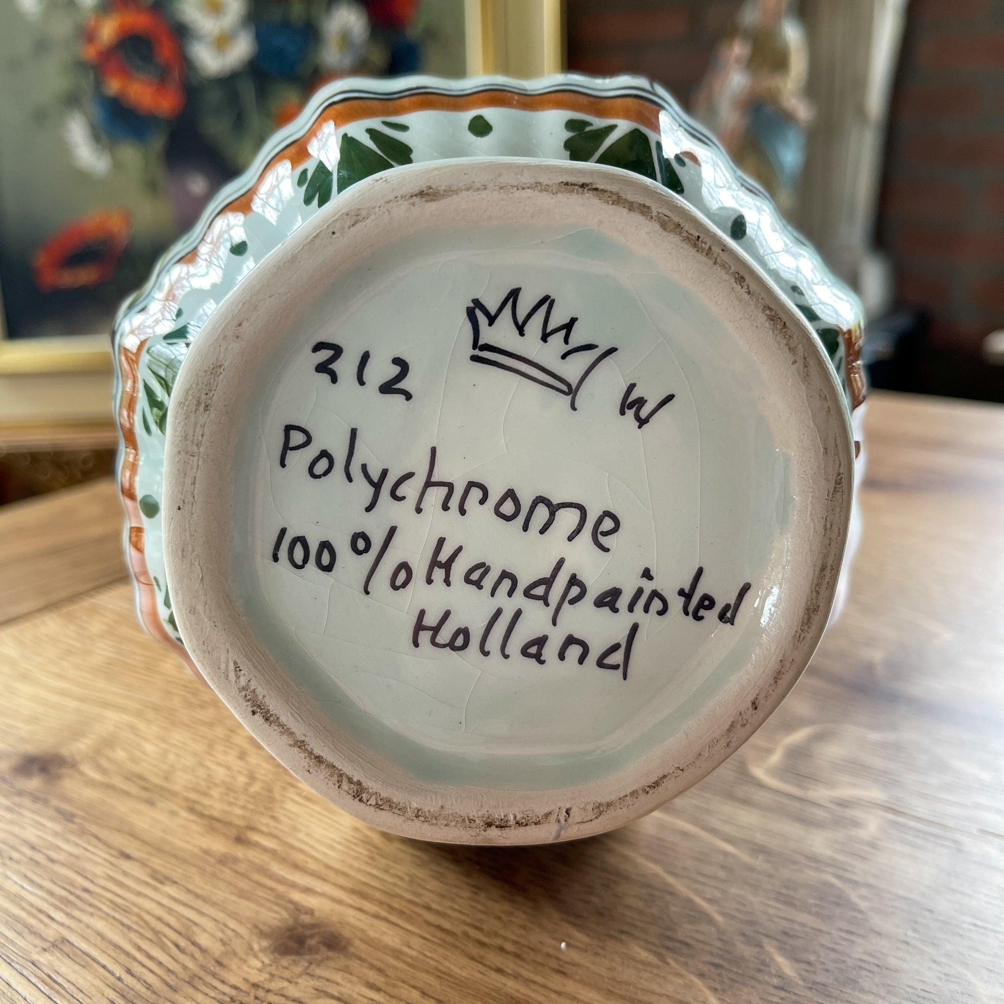 Twee Polychrome Trompetvazen - The Collectionist