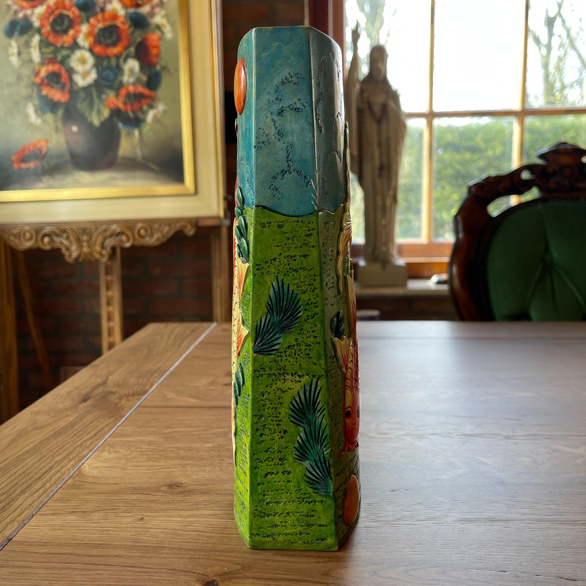 Vaas met Koi vissen - The Collectionist