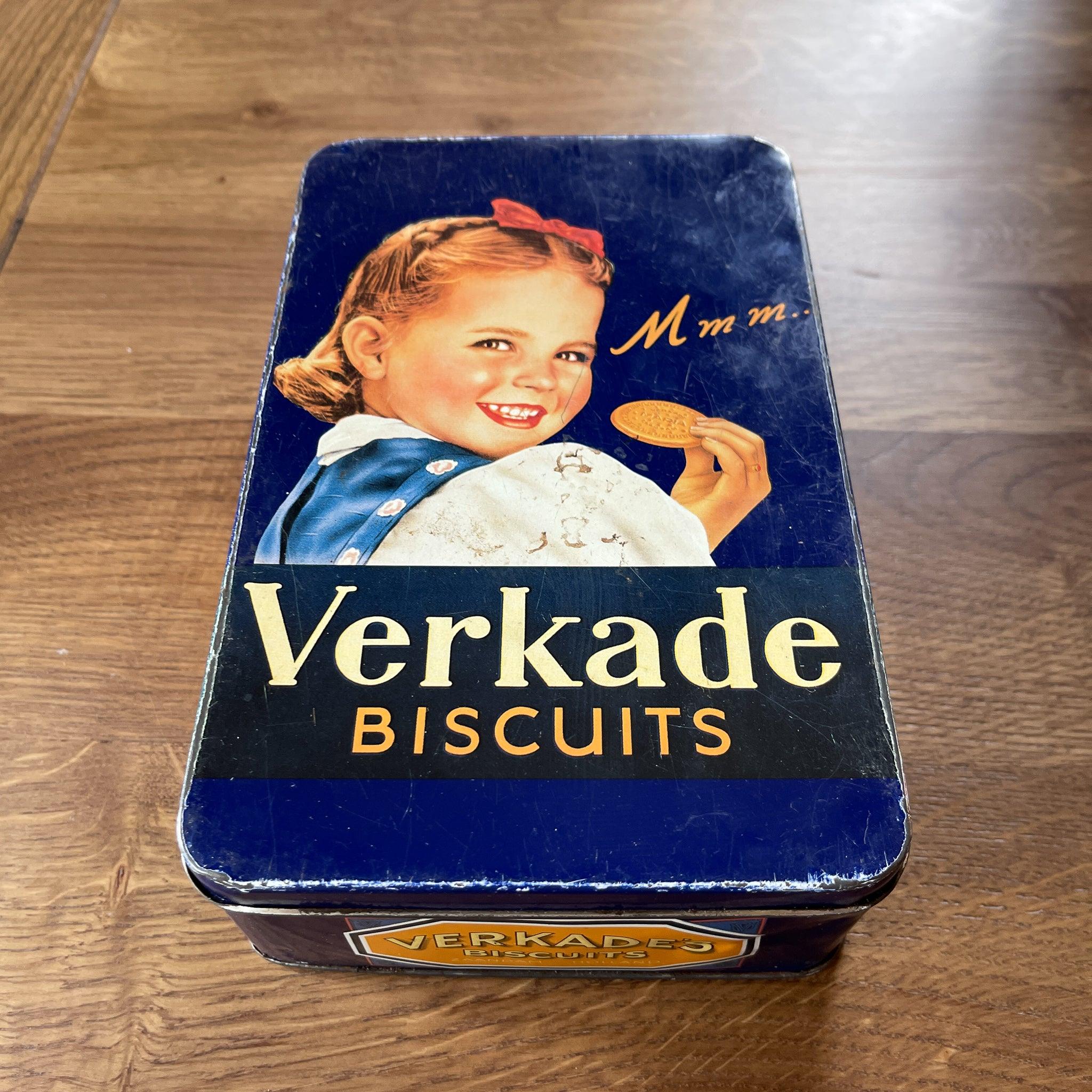 Verkade koekblik met meisje - The Collectionist