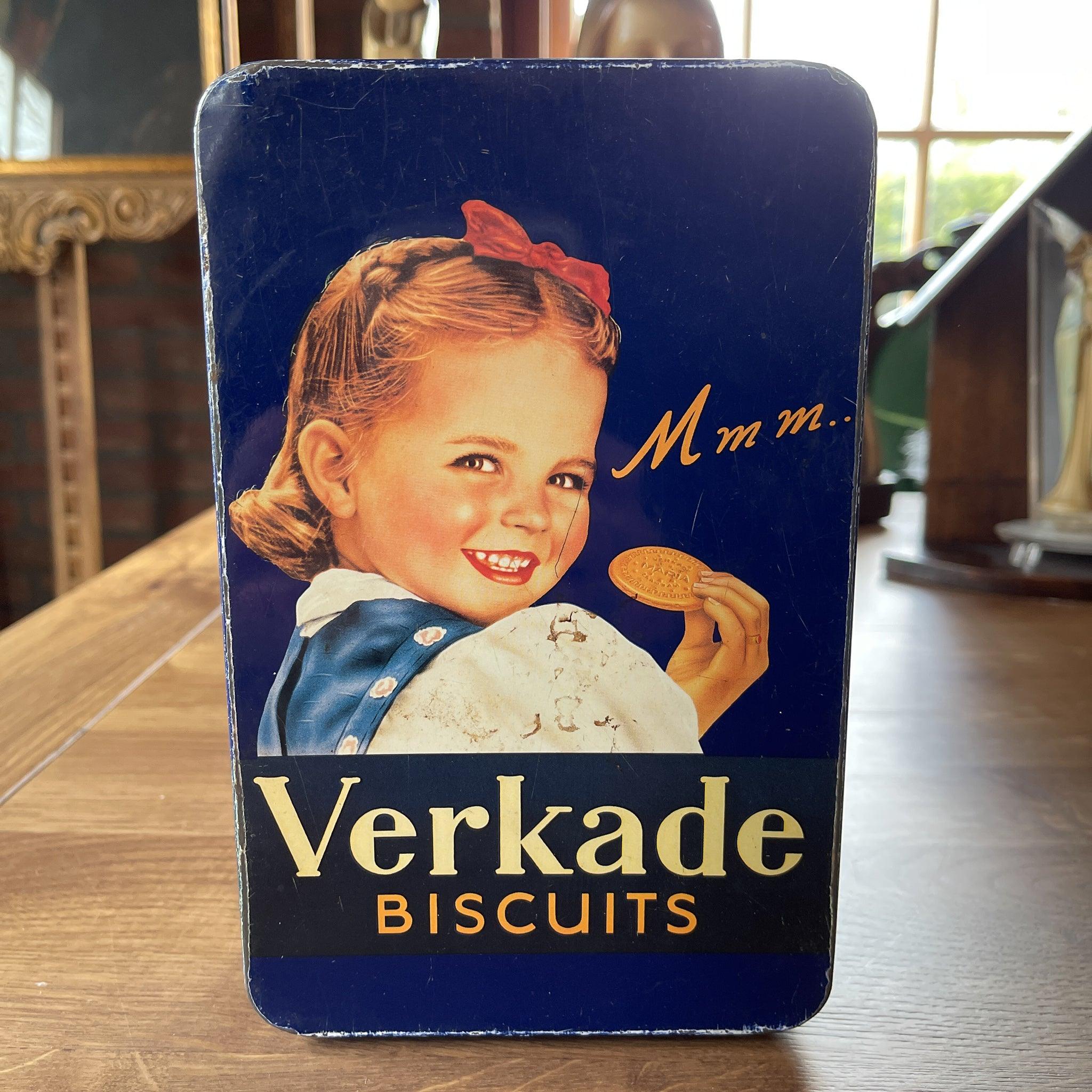 Verkade koekblik met meisje - The Collectionist