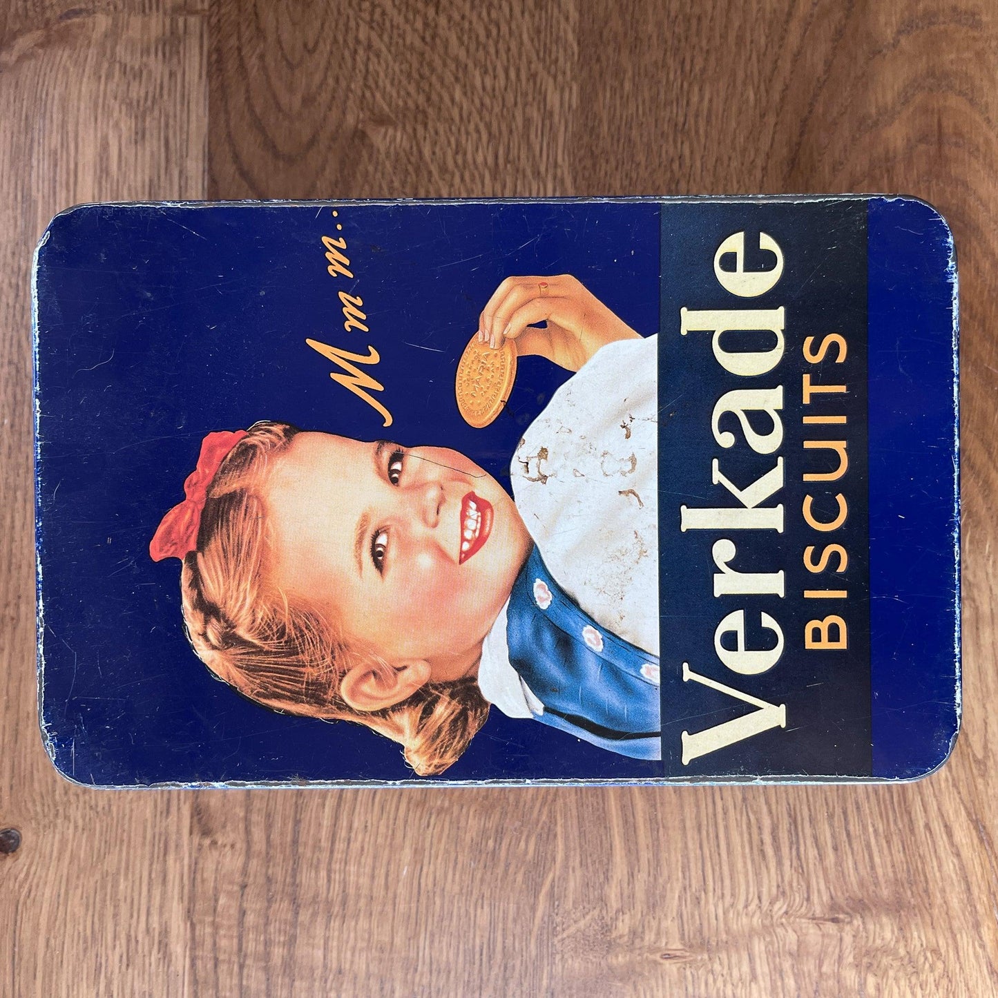 Verkade koekblik met meisje - Bamestra Curiosa